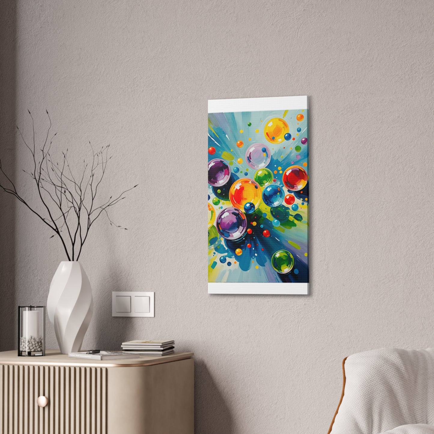 Colored Balls - Canvas Stretched, 0.75"