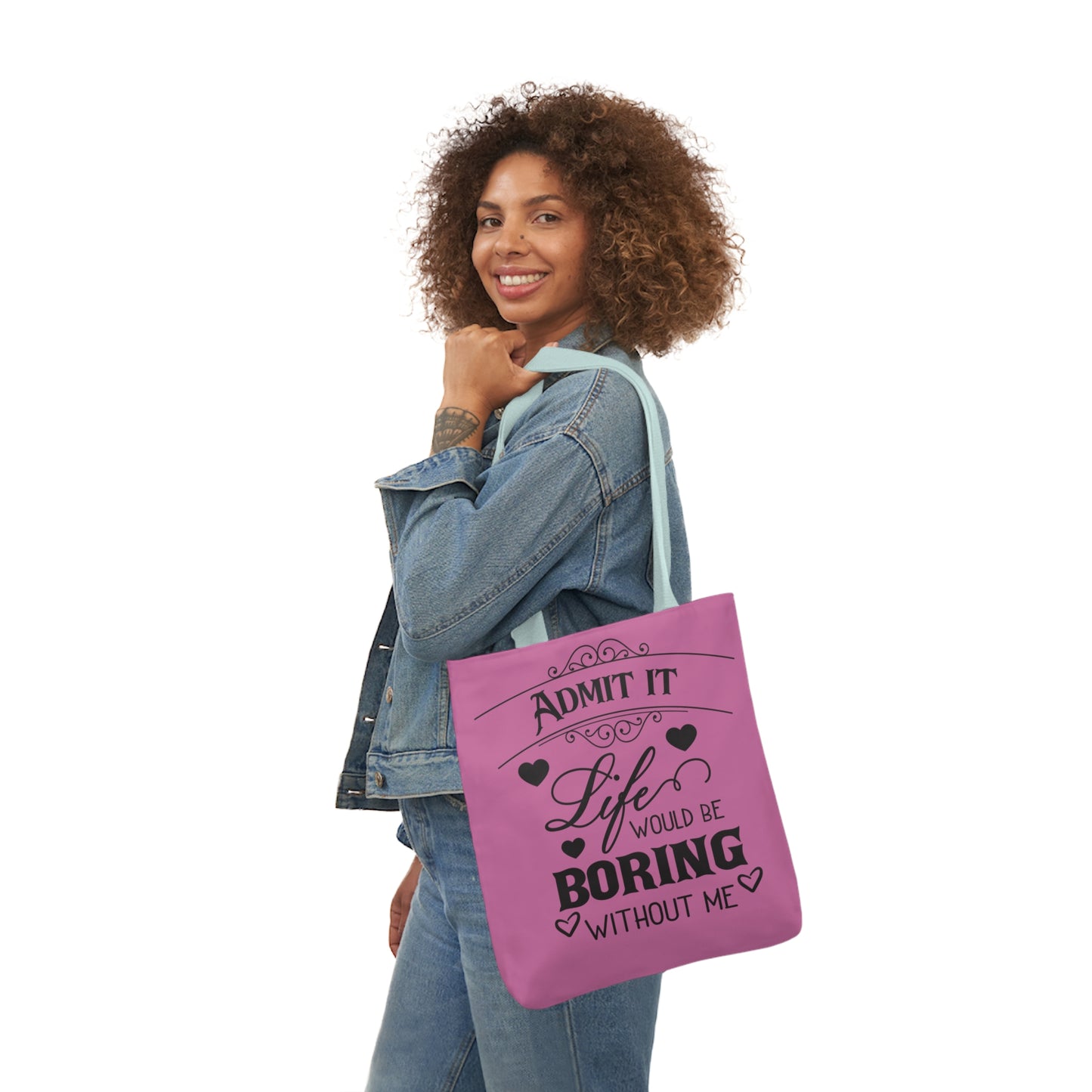 Admit it - Canvas Tote Bag, 5-Color Straps - Mother's Day