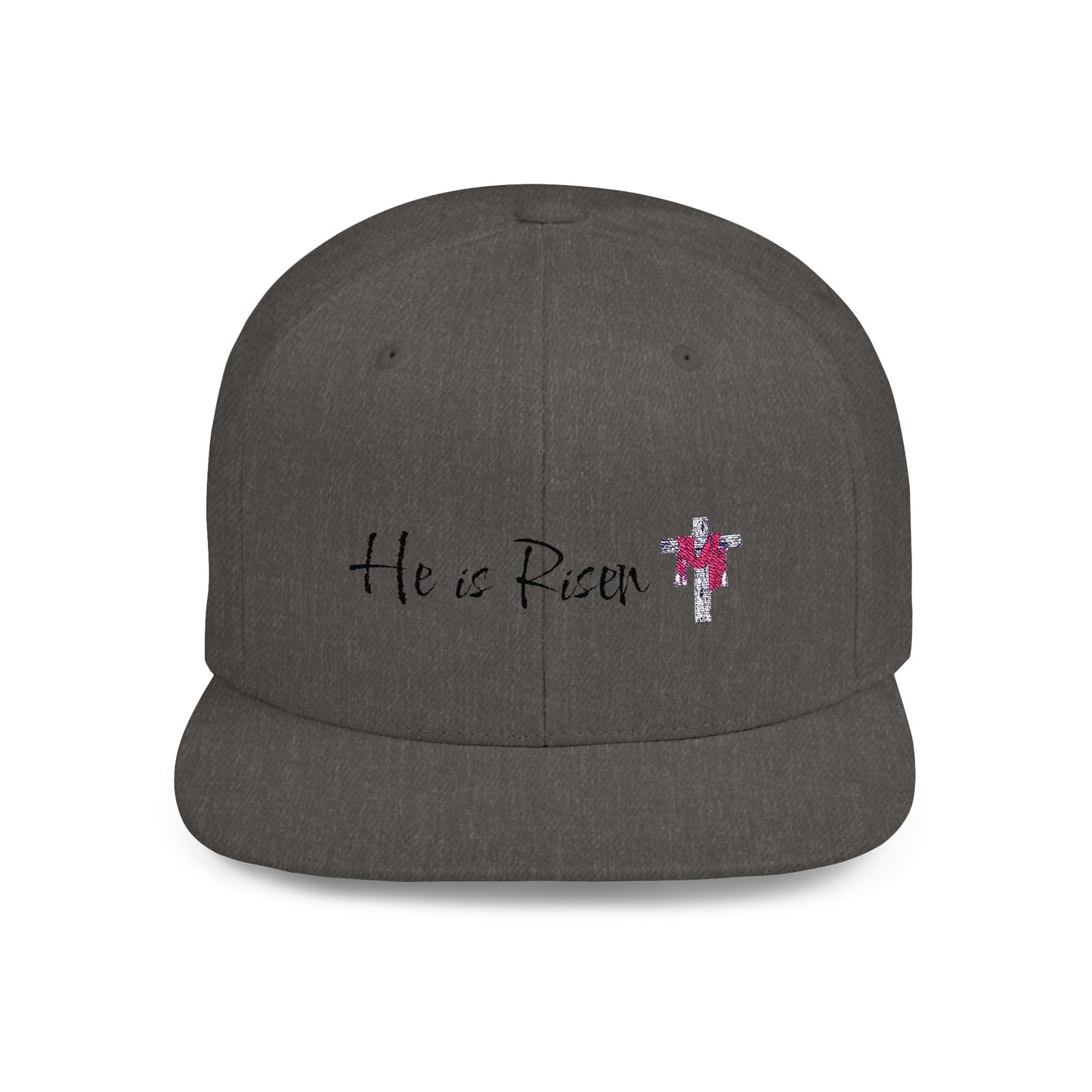 He is Risen - Black - Embroidered - Low Profile Baseball Cap - Easter - Mother's Day - Father's Day - Easter 1