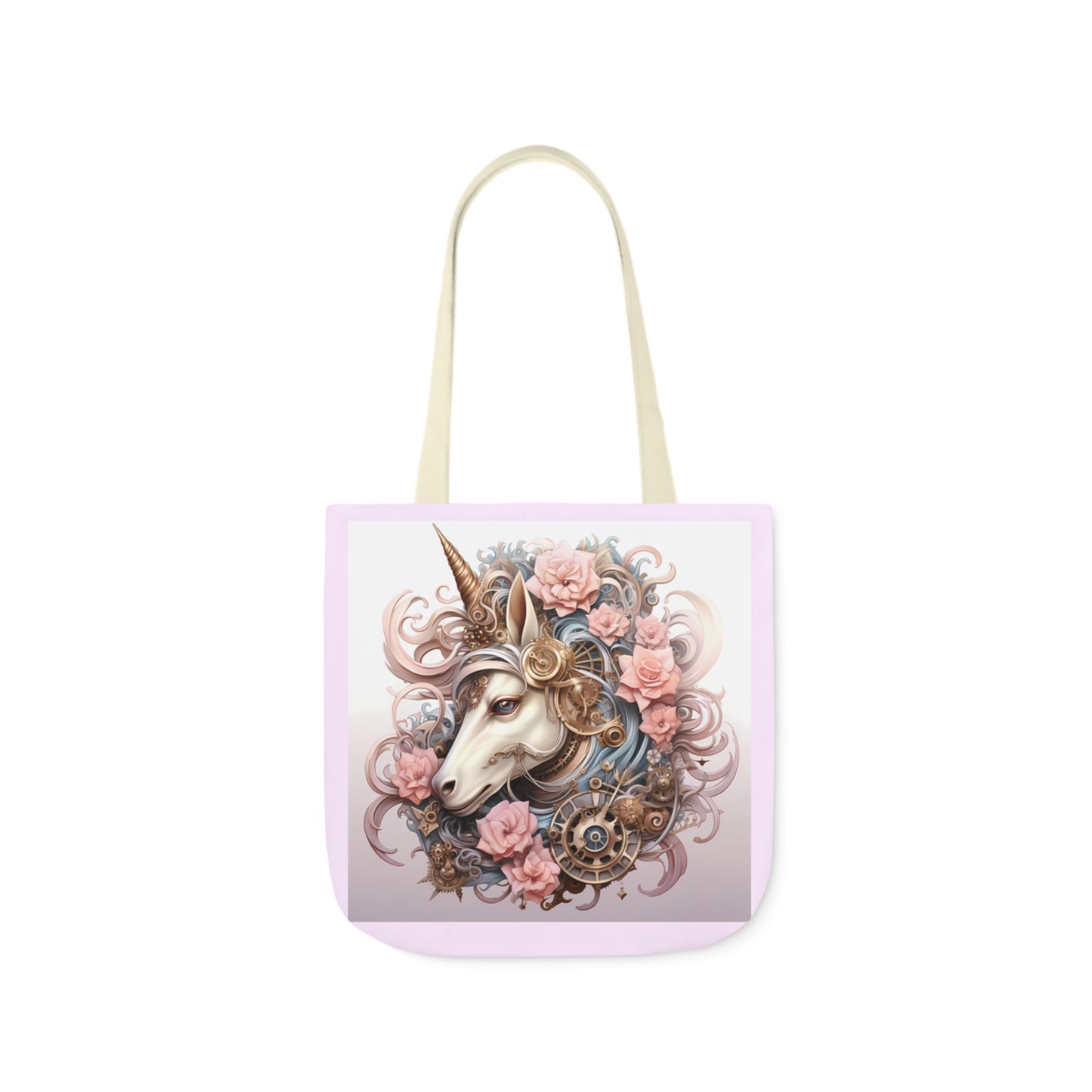 Unicorn - Canvas Tote Bag, 5-Color Straps