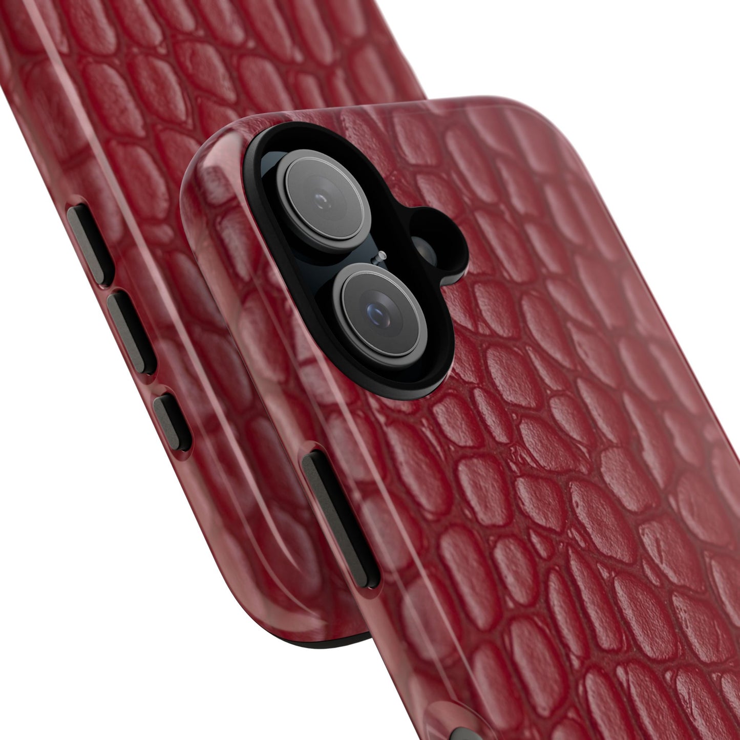 Red Leather - Tough Cases - Whimsical Phone Cases