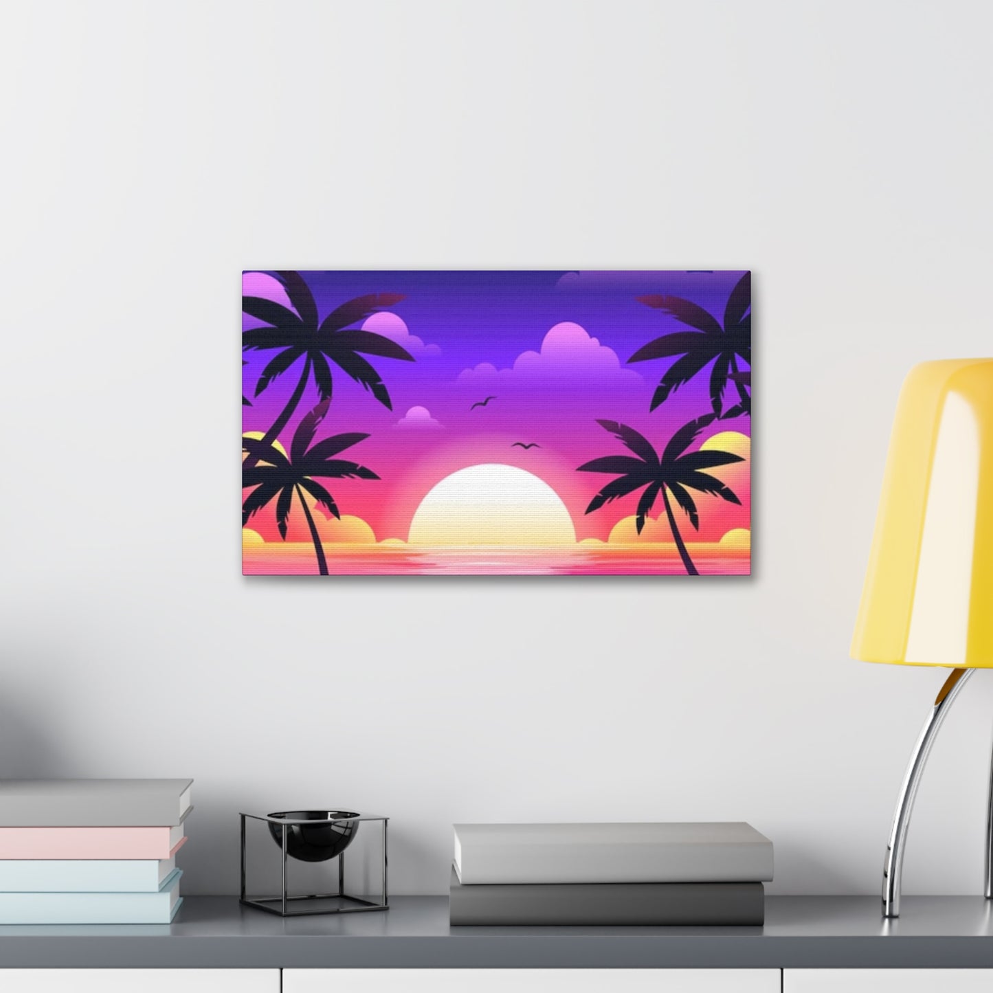 Island Sunset - Canvas Stretched, 0.75"