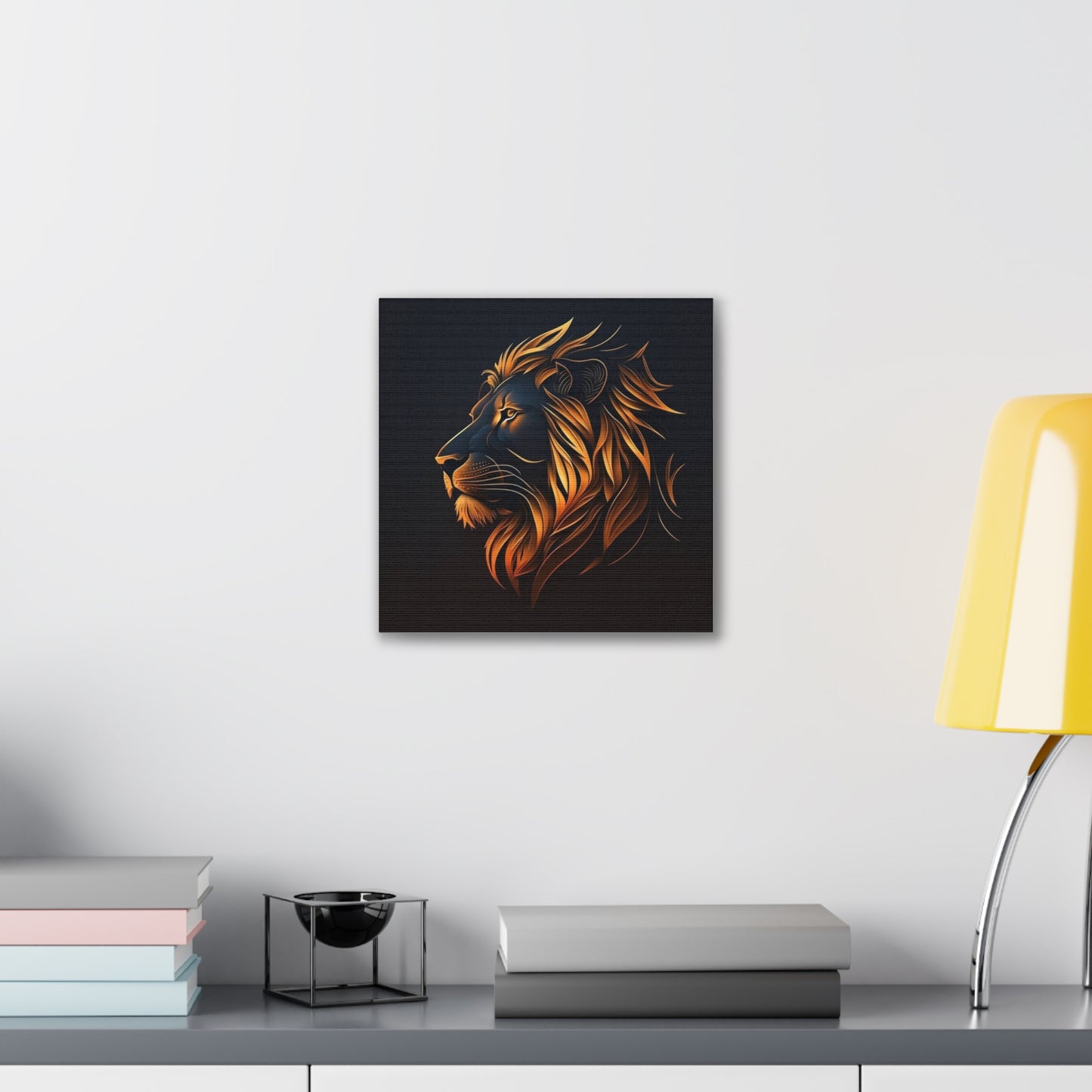 Lion - Canvas Stretched, 0.75"