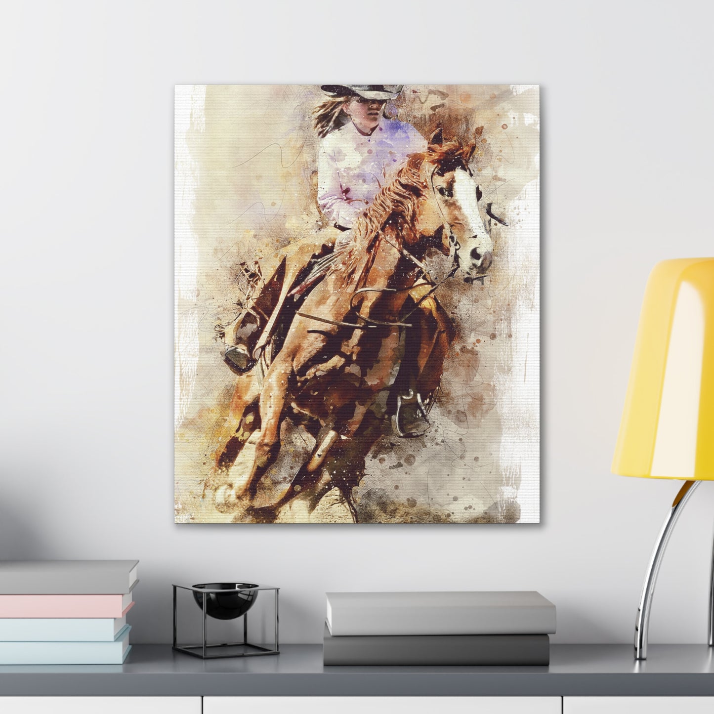 Barrel Racer - Canvas Stretched, 0.75" - Mother's Day