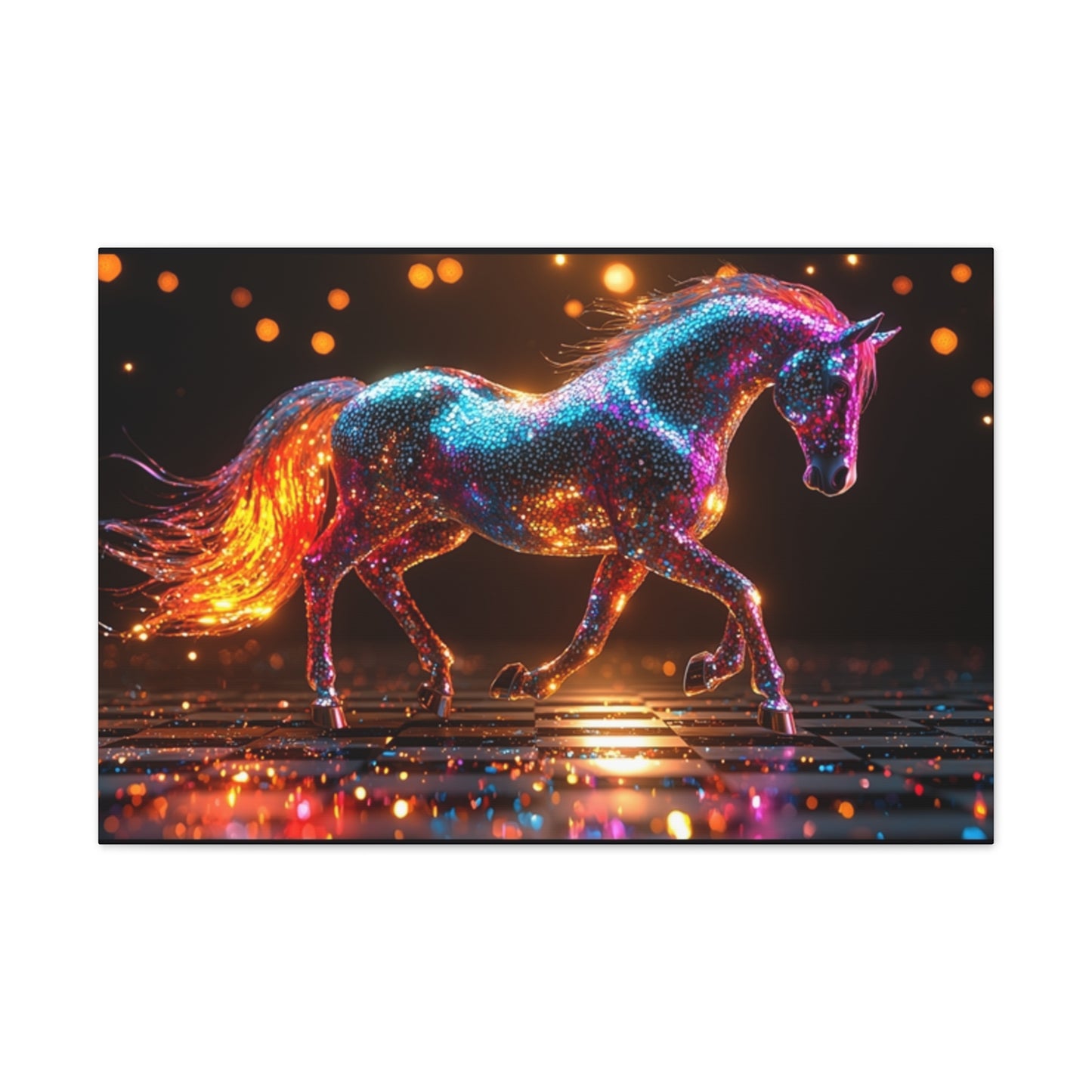 Bling Stallion - Canvas Stretched, 0.75"