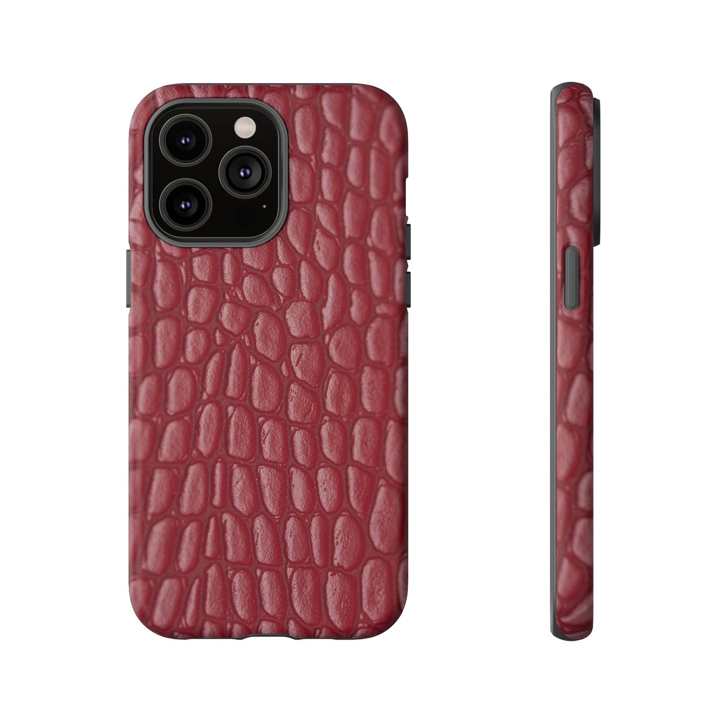 Red Leather - Tough Cases - Whimsical Phone Cases