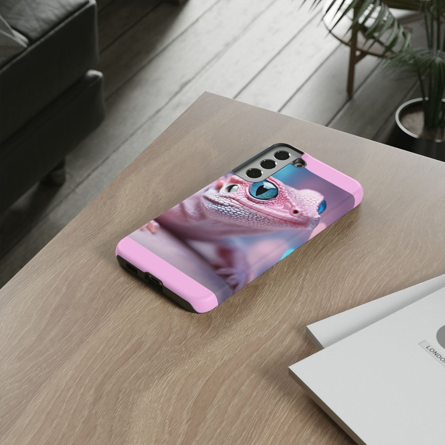 Pink Lizard - Whimsical Phone Cases