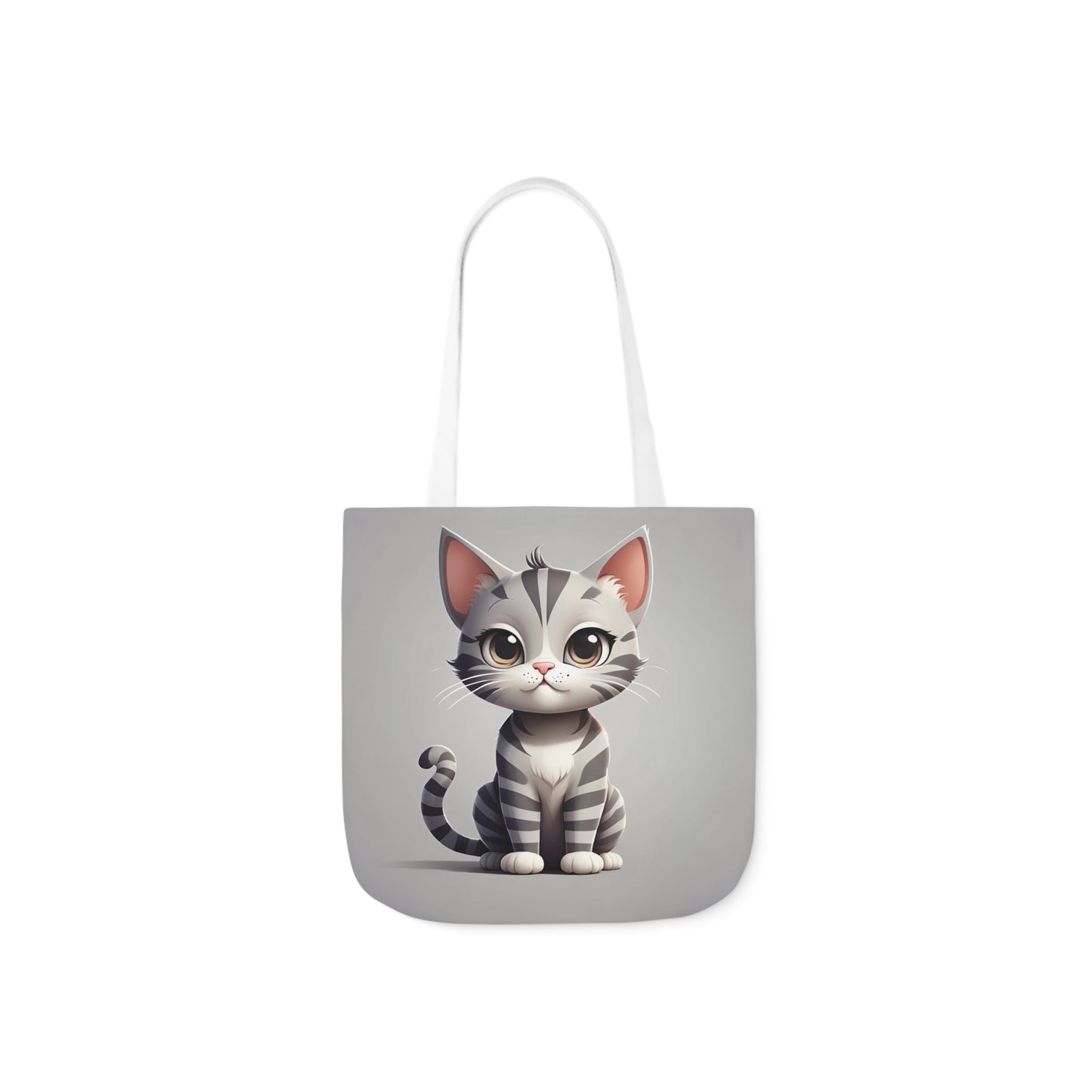 Kitty - Canvas Tote Bag, 5-Color Straps