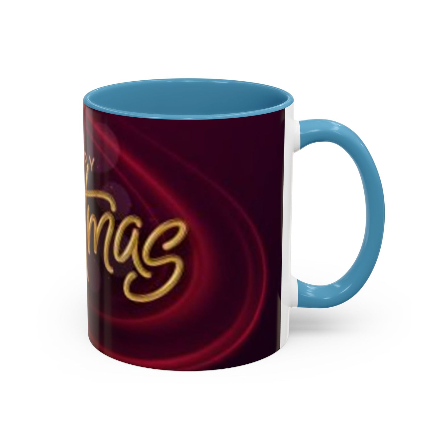 Merry Christmas - Accent Coffee Mug (11, 15oz) Christmas