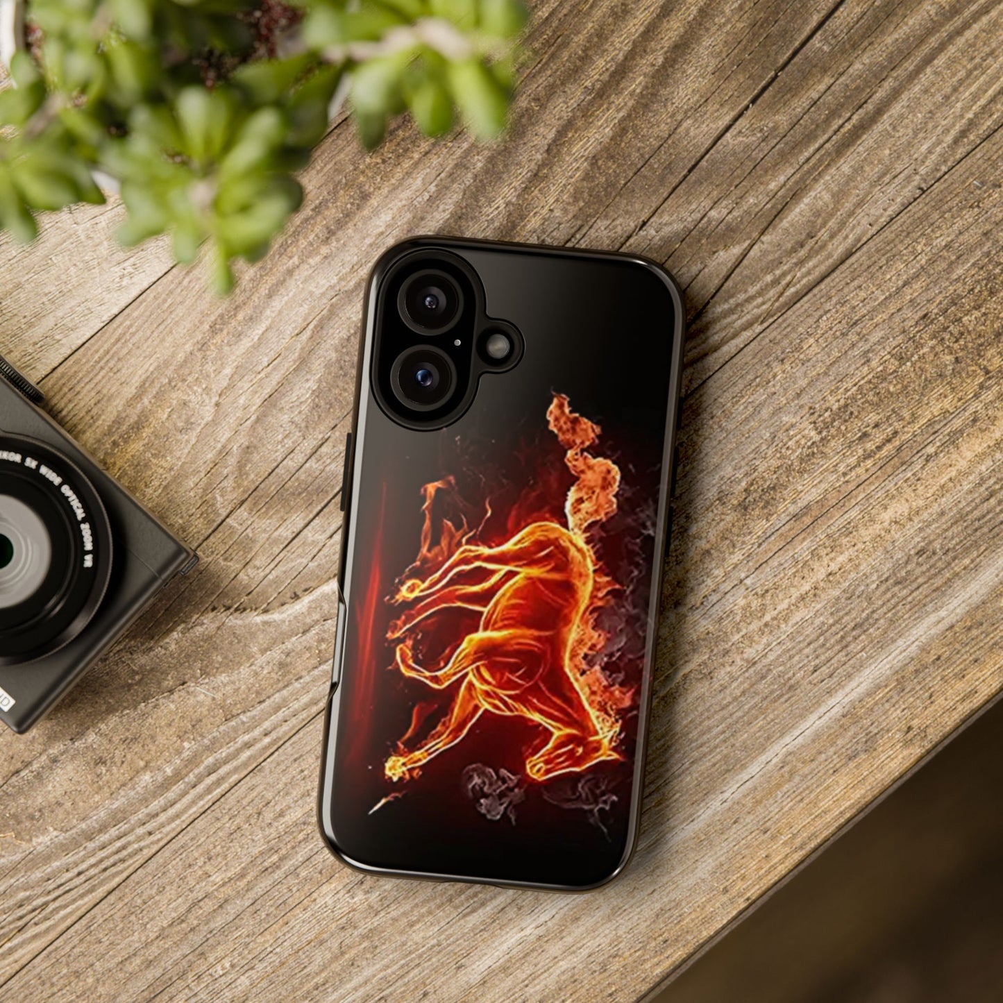 Burning Horse - Whimsical Phone Cases