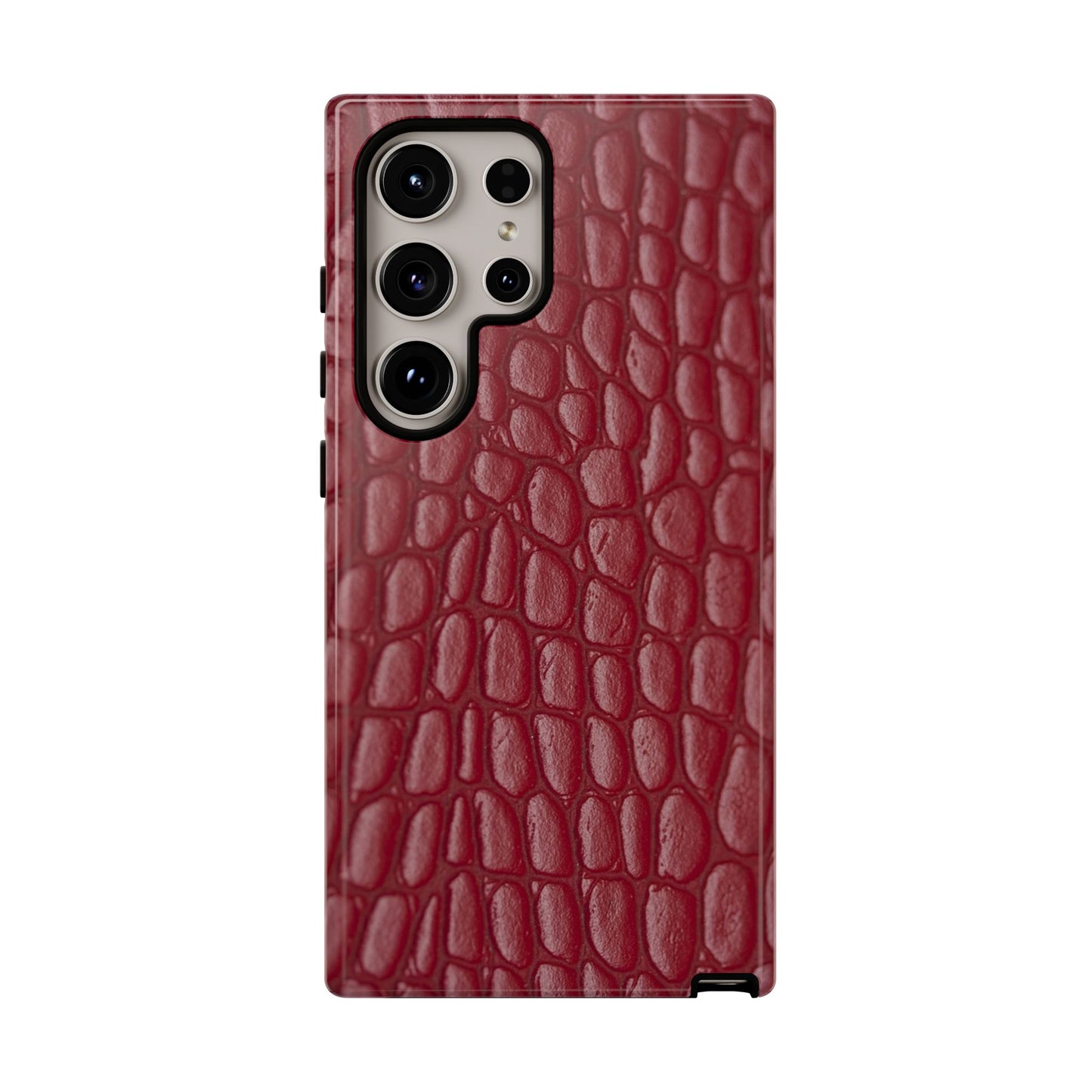 Red Leather - Tough Cases - Whimsical Phone Cases