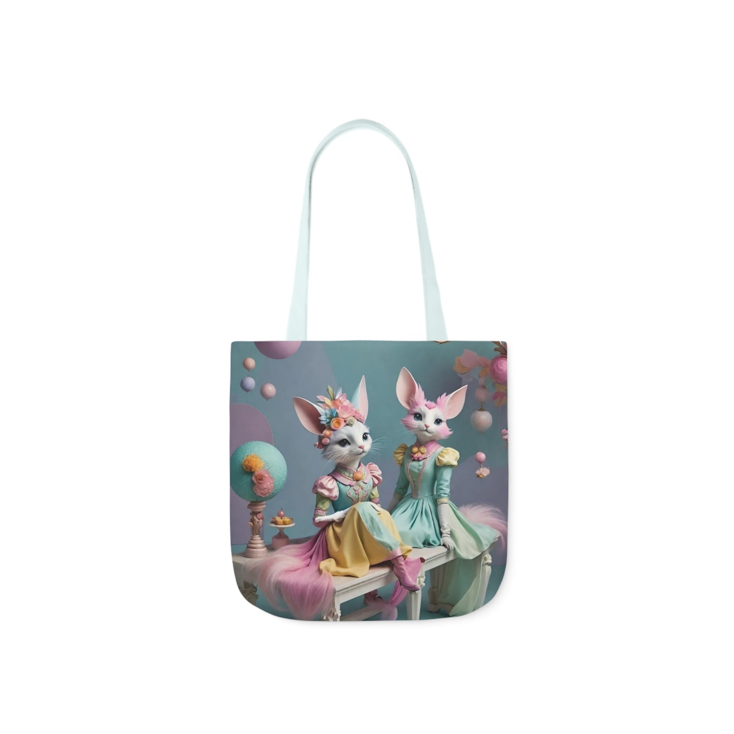 Birthday Party - Canvas Tote Bag, 5-Color Straps Easter