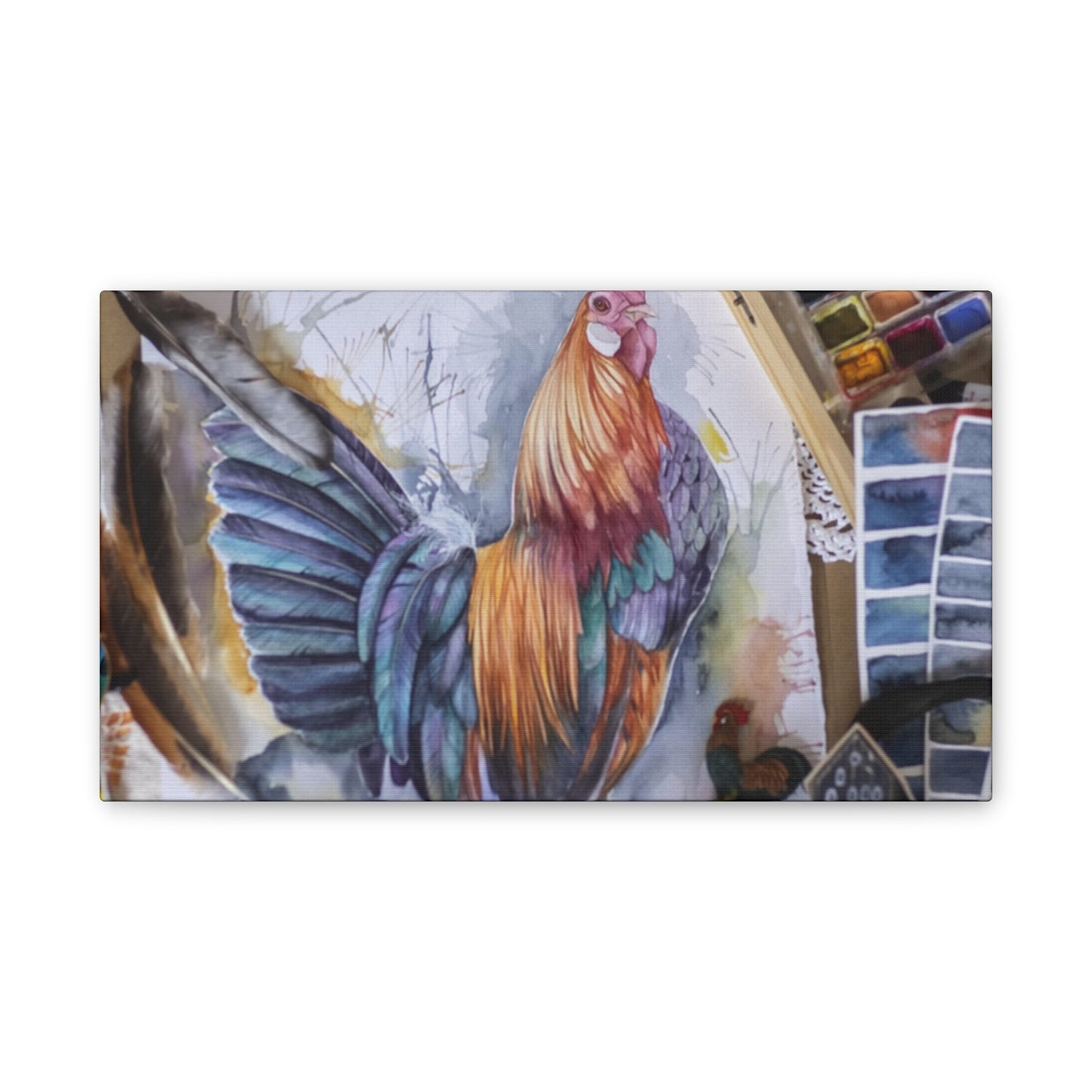 Rooster Art - Canvas Stretched, 0.75"