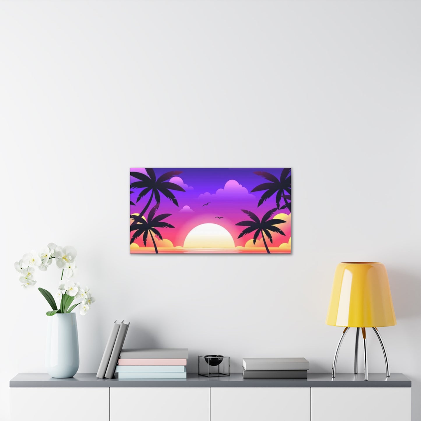 Island Sunset - Canvas Stretched, 0.75"