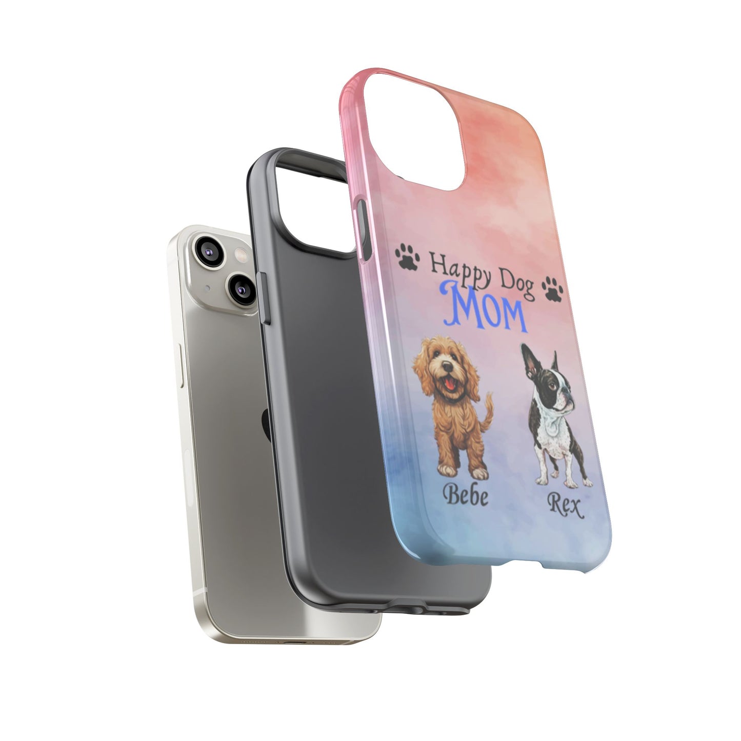 Dog Mom - Personalized - Whimsical Phone Cases - Mother's Day