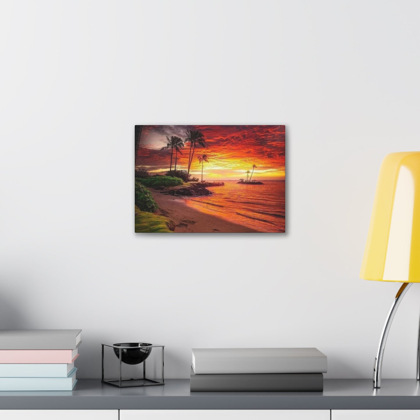 Sunset Island - Canvas Stretched, 0.75"