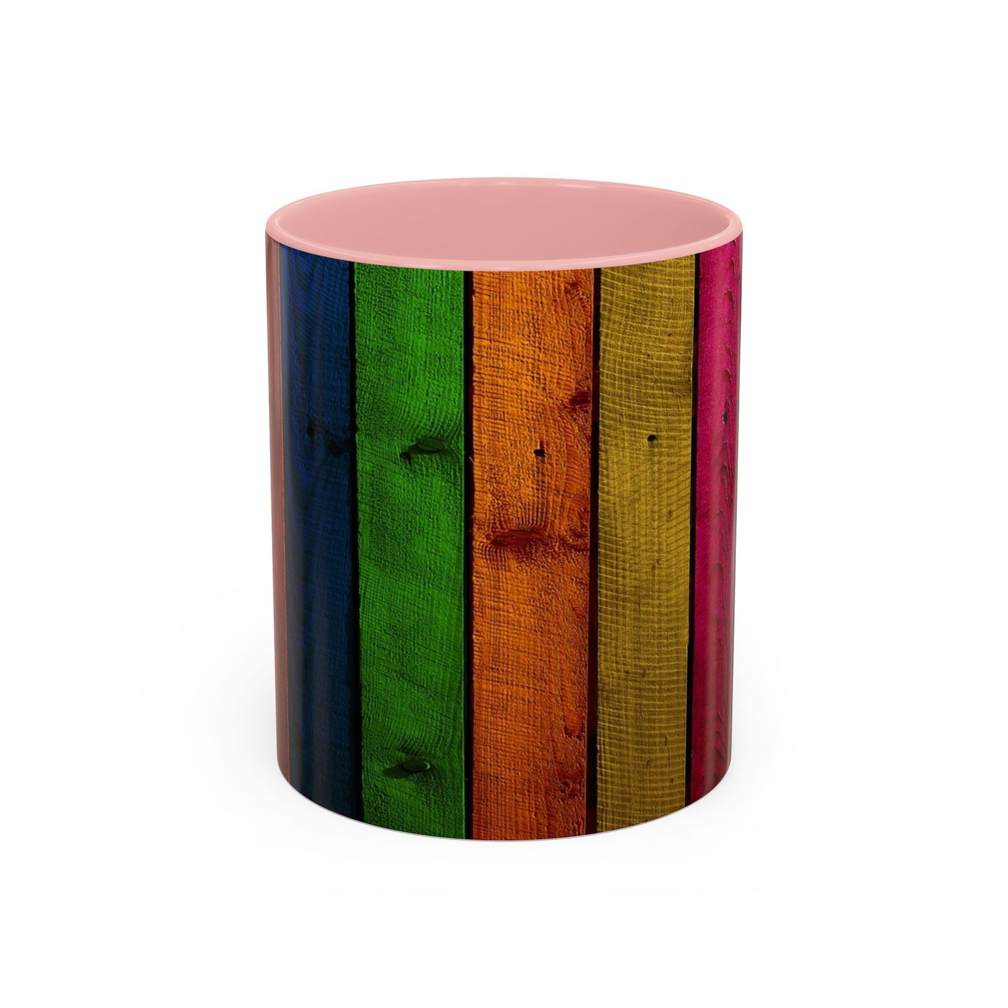 Colored Planks - Accent Coffee Mug (11, 15oz)