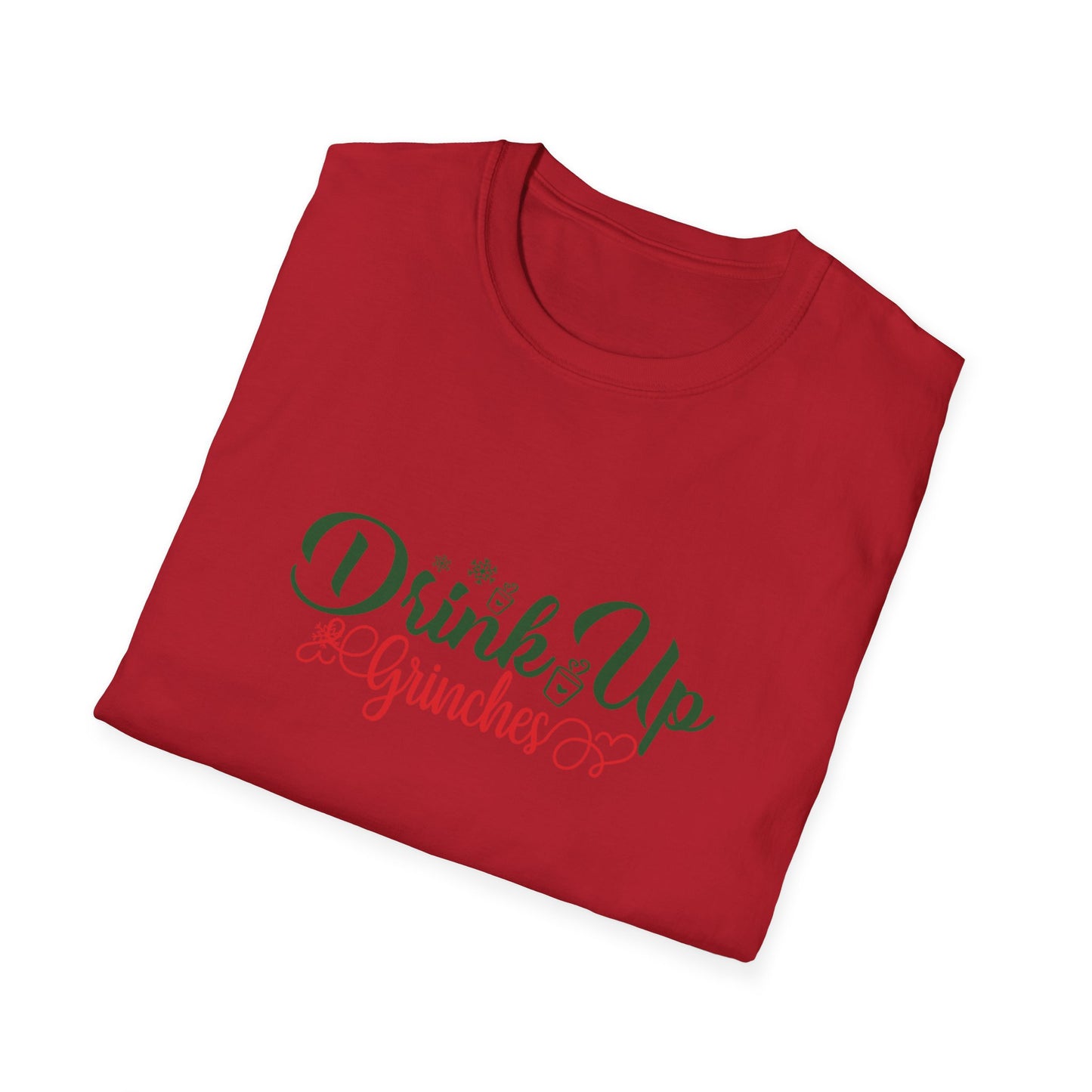 Drink Up -vUnisex Softstyle T-Shirt Christmas