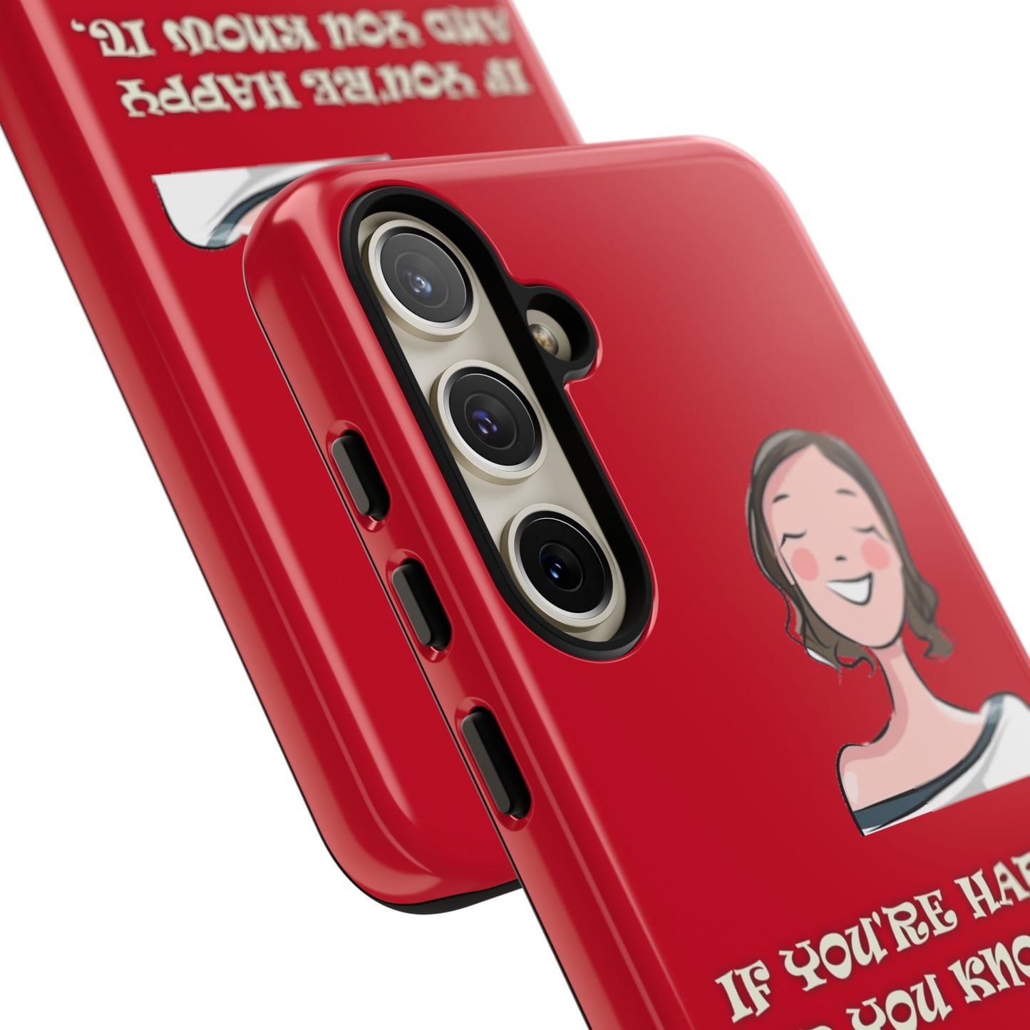 If you happy - Tough Cases - Whimsical Phone Cases