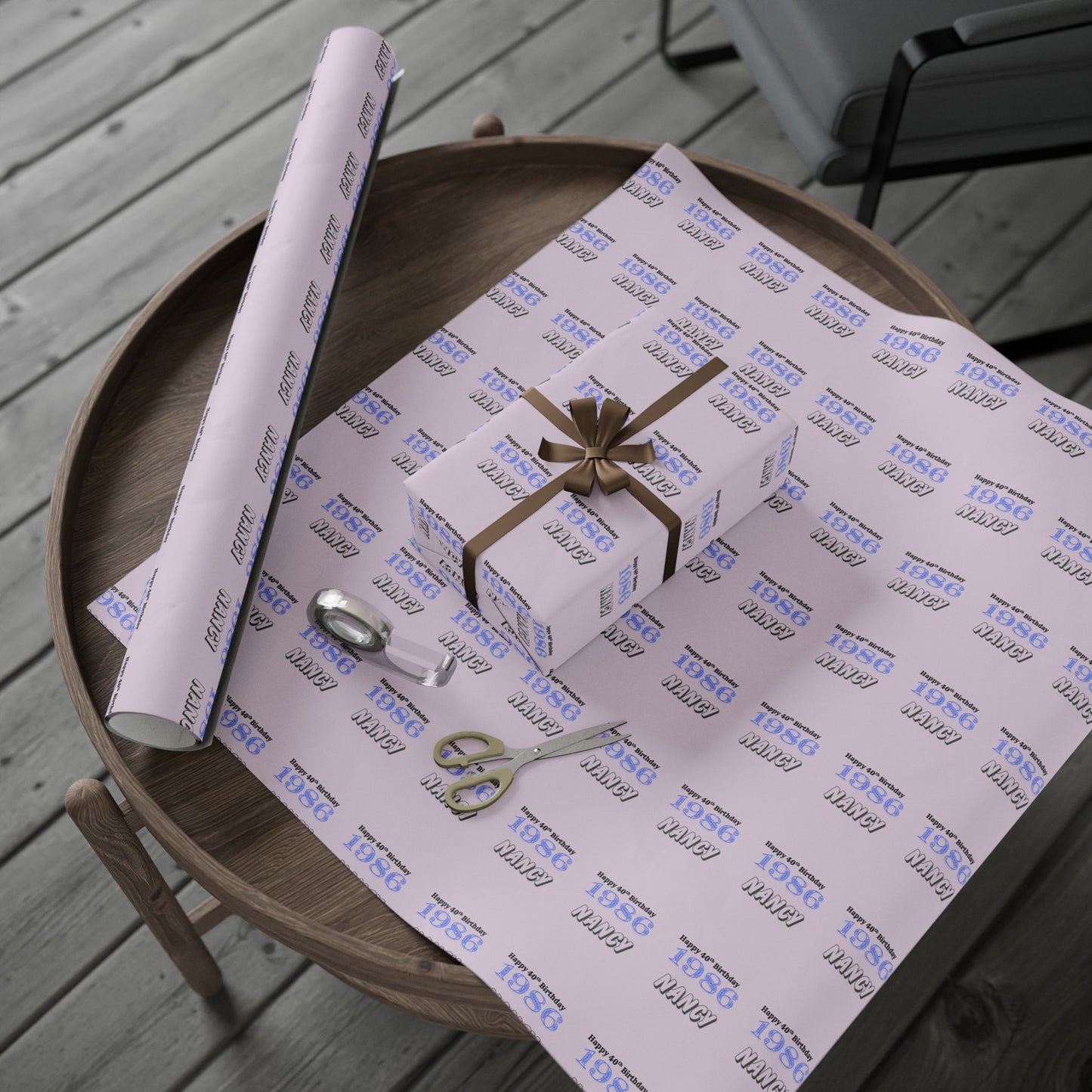 Custom Happy Birthday - Wrapping Papers