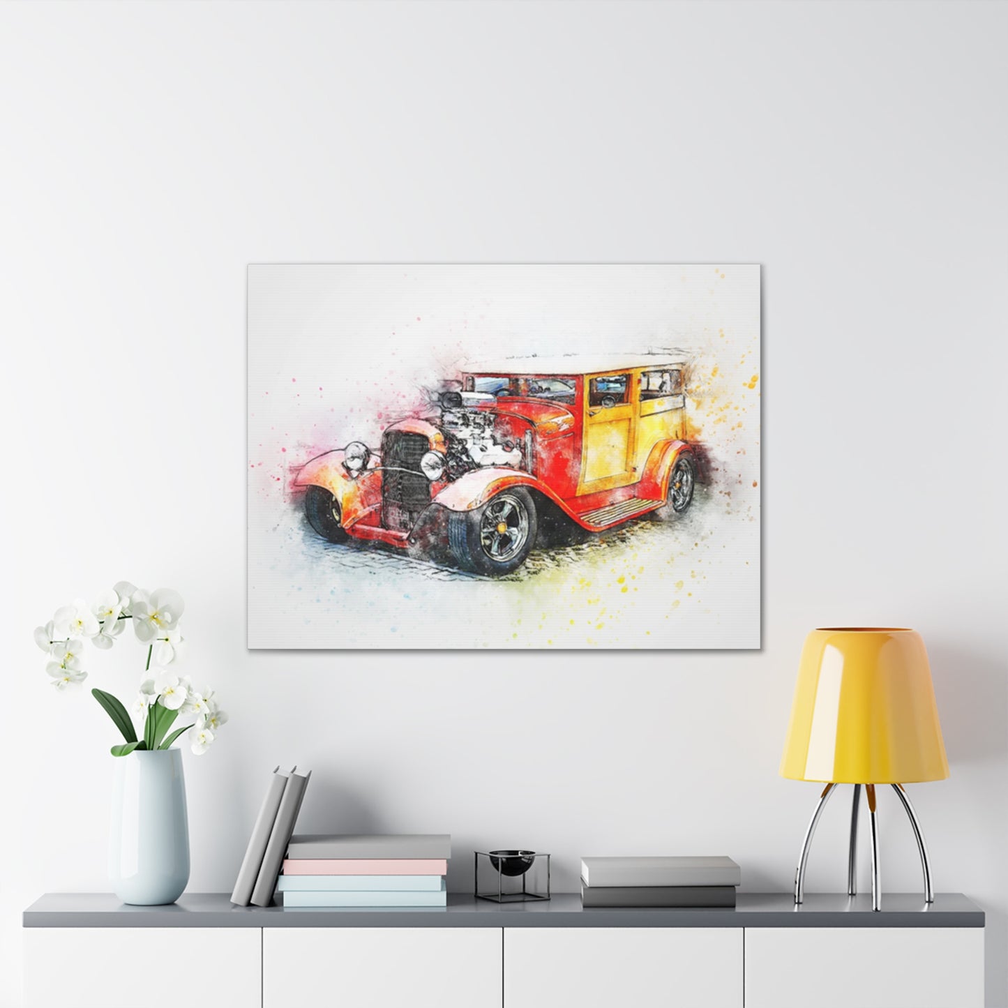 Hot Rod - Canvas Stretched, 0.75" - Father's Day