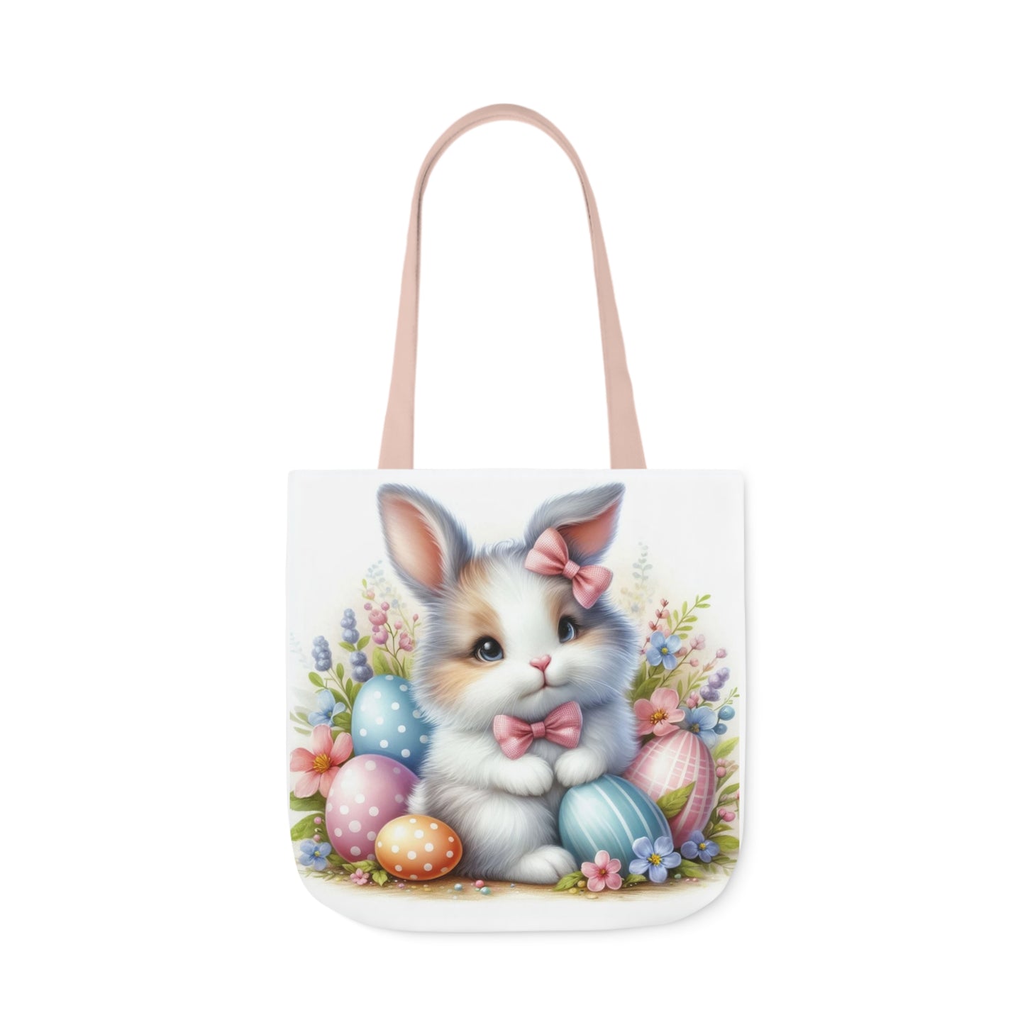 Easter - Canvas Tote Bag, 5-Color Straps -