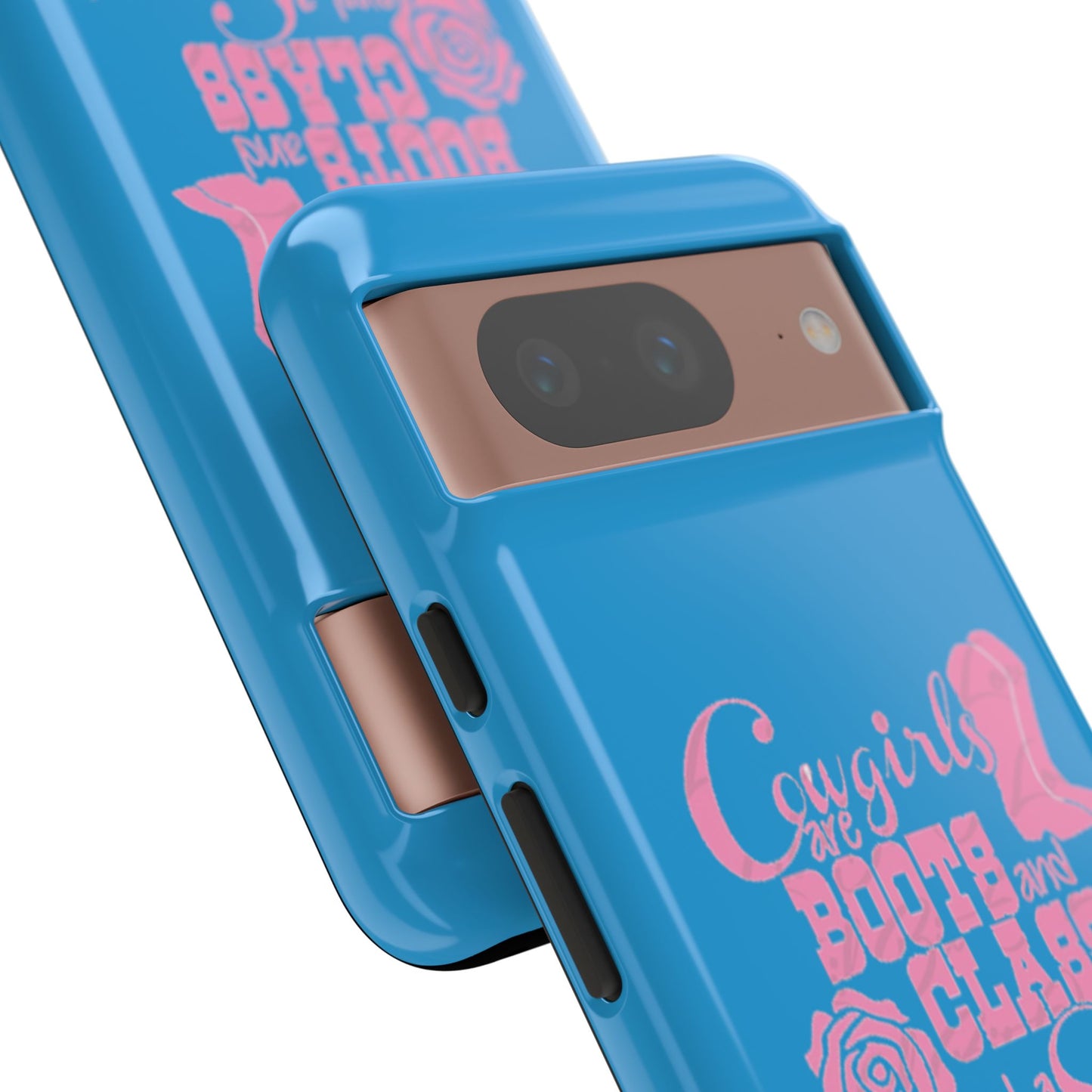 CowGirls are Boots -Tough Whimsical Phone Cases