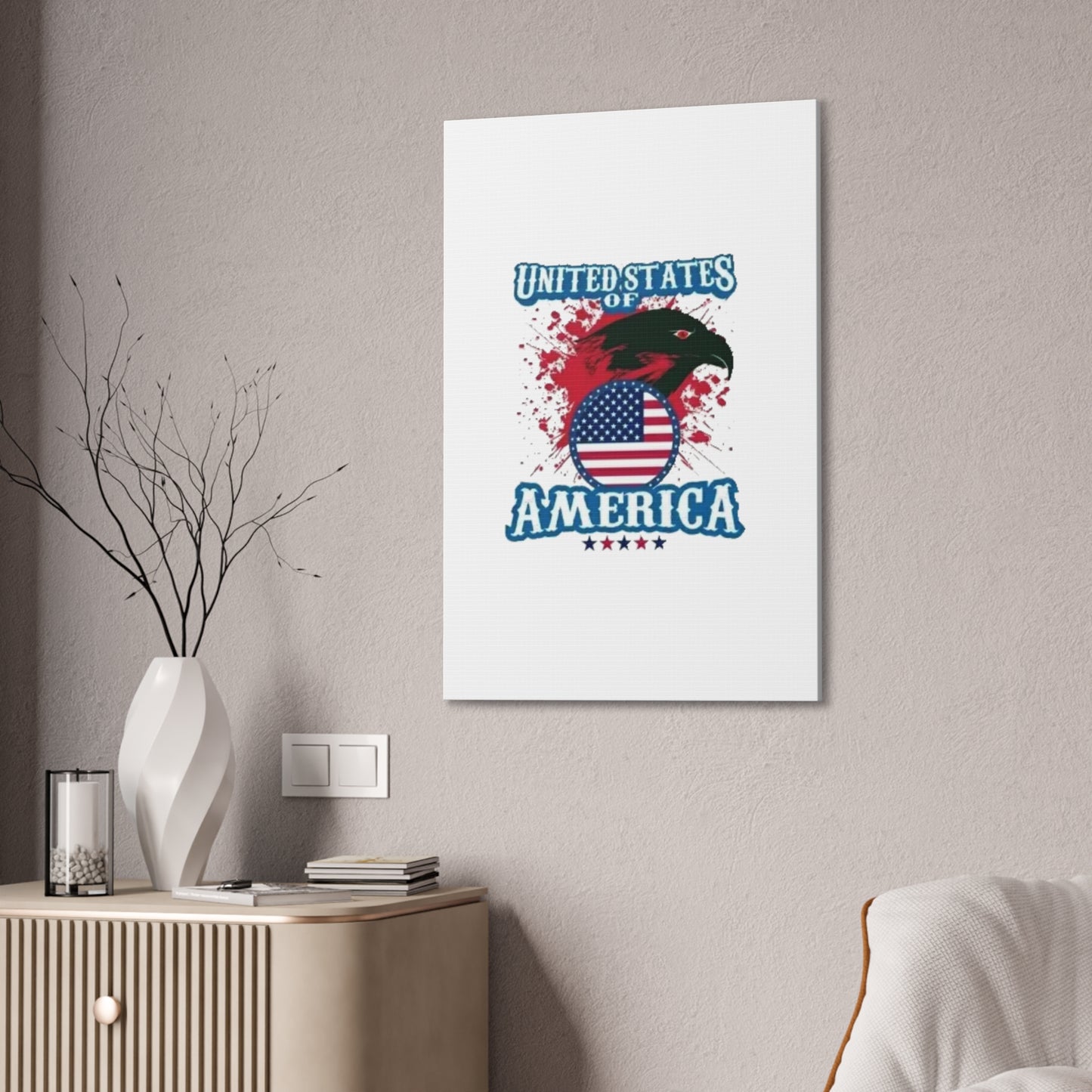 United States of America - Canvas Stretched, 0.75"