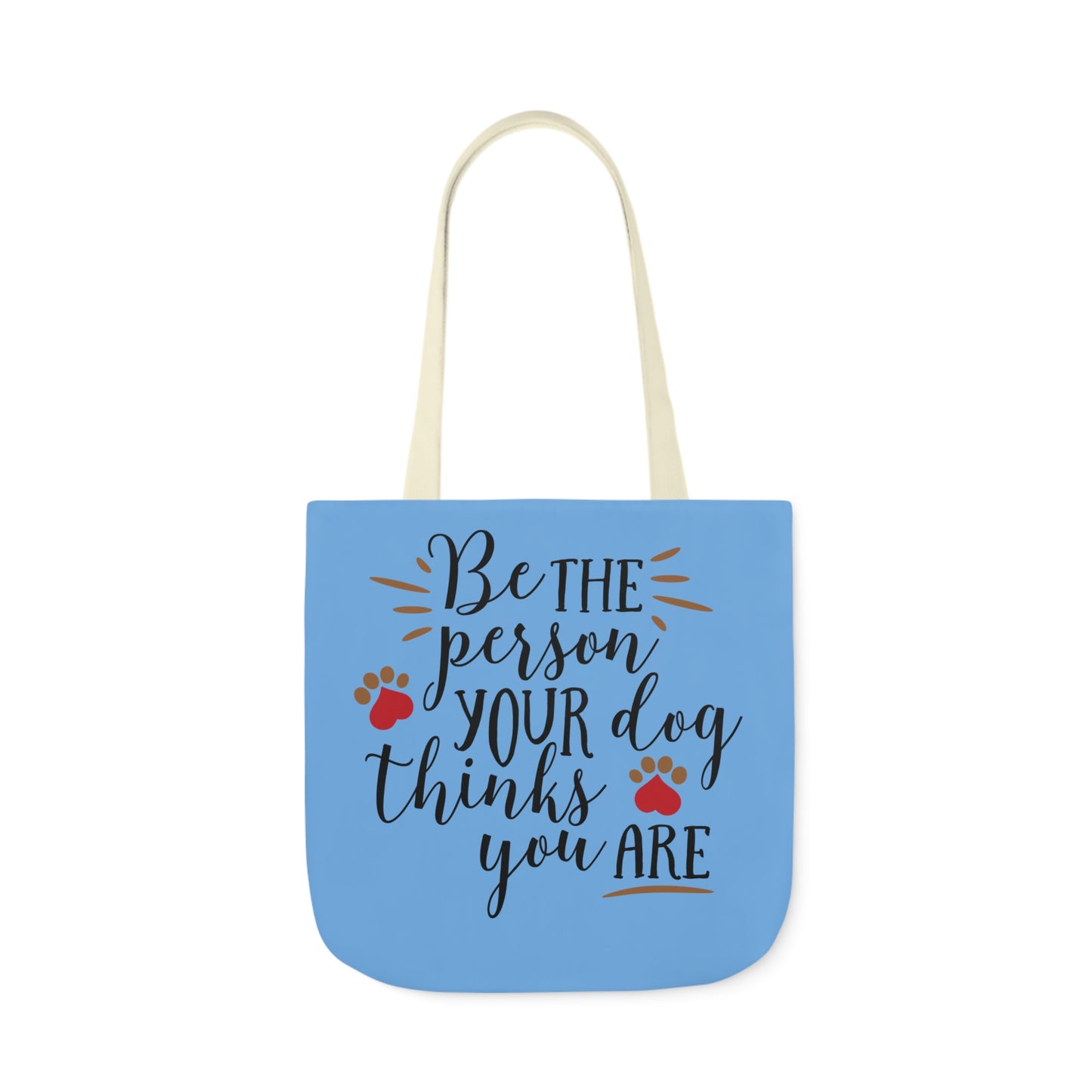 Be the Person - Canvas Tote Bag, 5-Color Straps