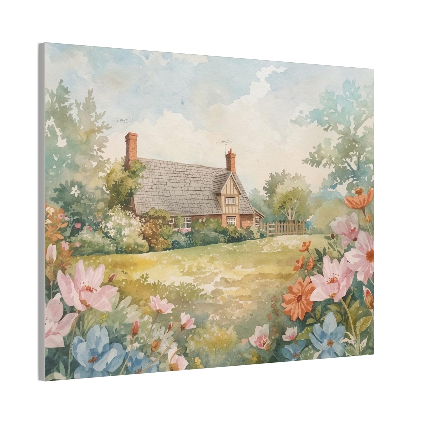English Cottage - Canvas Stretched, 0.75" - 2026 Wall Art - Places