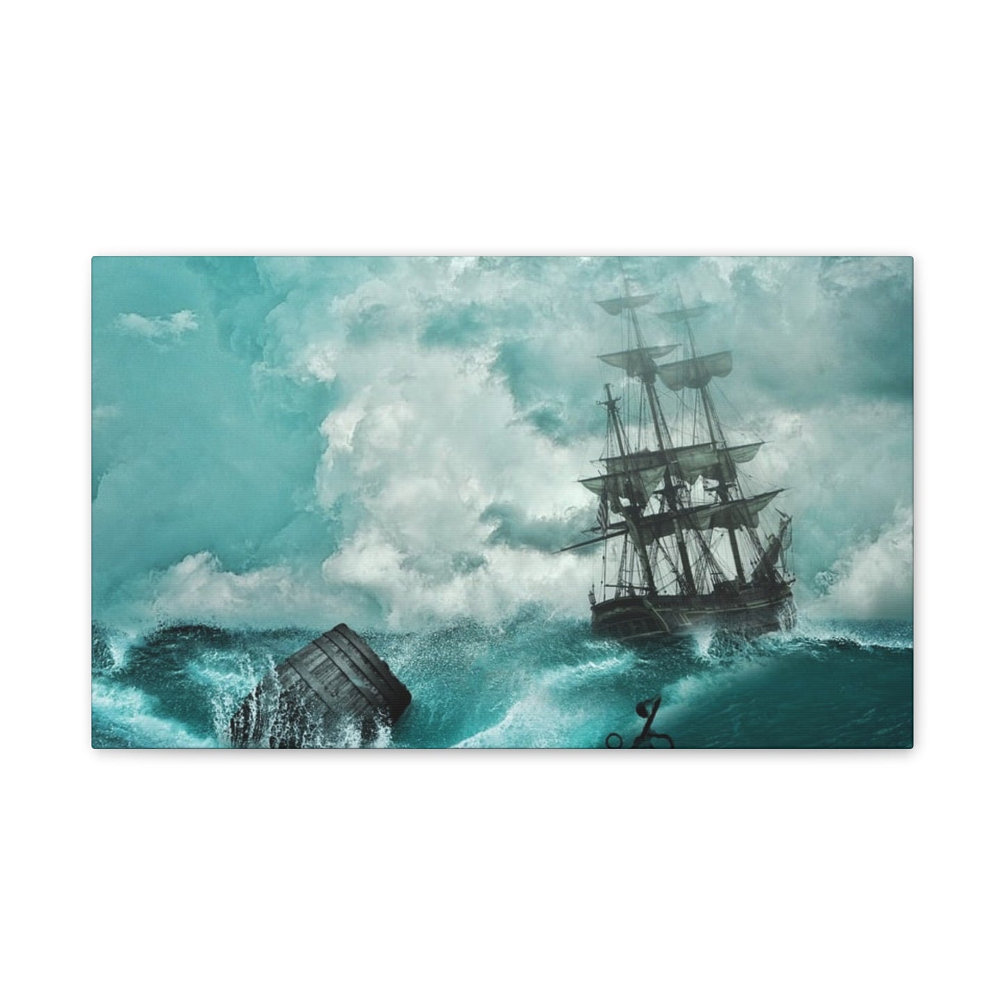 At Sea - Canvas Stretched, 0.75"