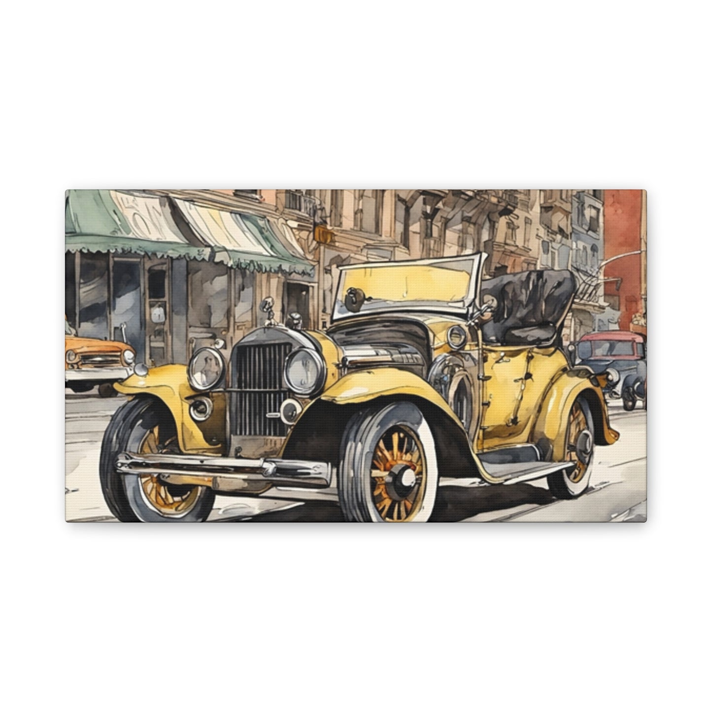 Antique Car - Canvas Stretched, 0.75" - Father's Day