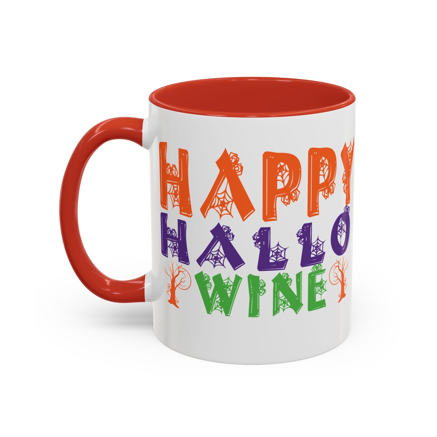 Happy Hallo Wine -Accent Coffee Mug (11, 15oz) - Halloween