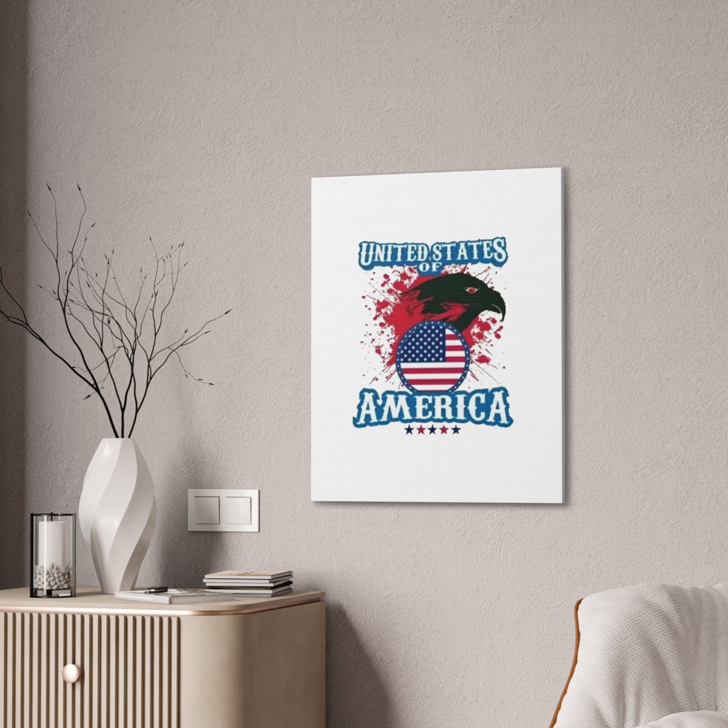 United States of America - Canvas Stretched, 0.75"