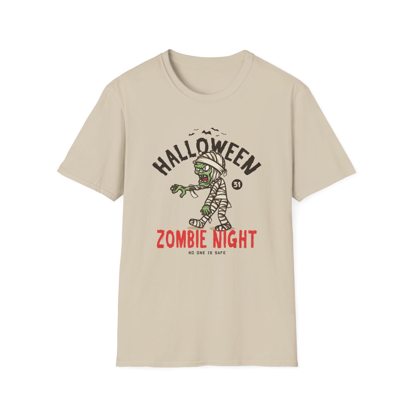 Zombie Night - Unisex Softstyle T-Shirt - Halloween