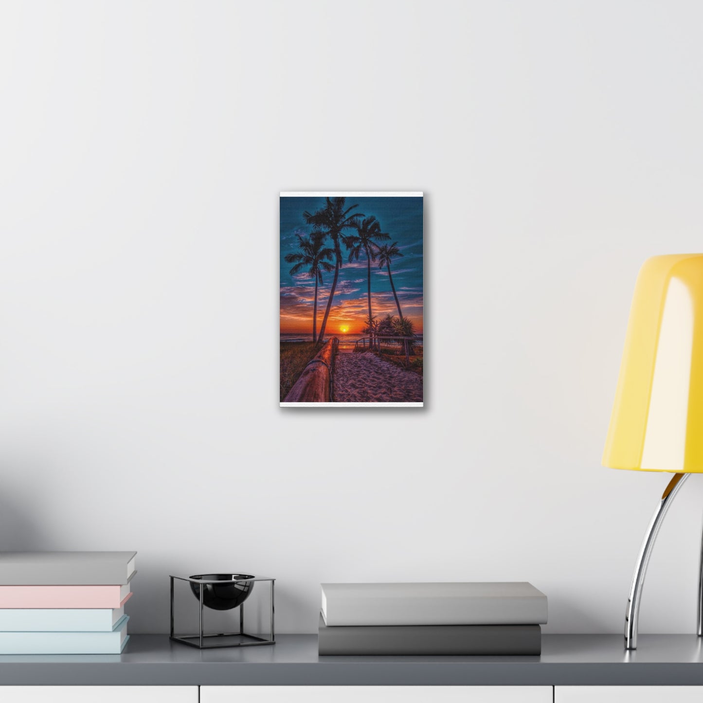 Sunset Palms - Canvas Stretched, 0.75"