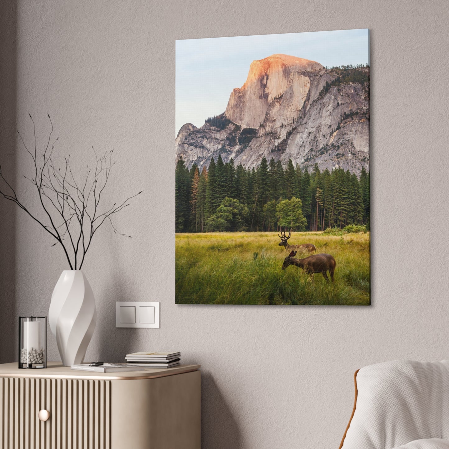 Half Dome Meadow - Canvas Stretched, 0.75"