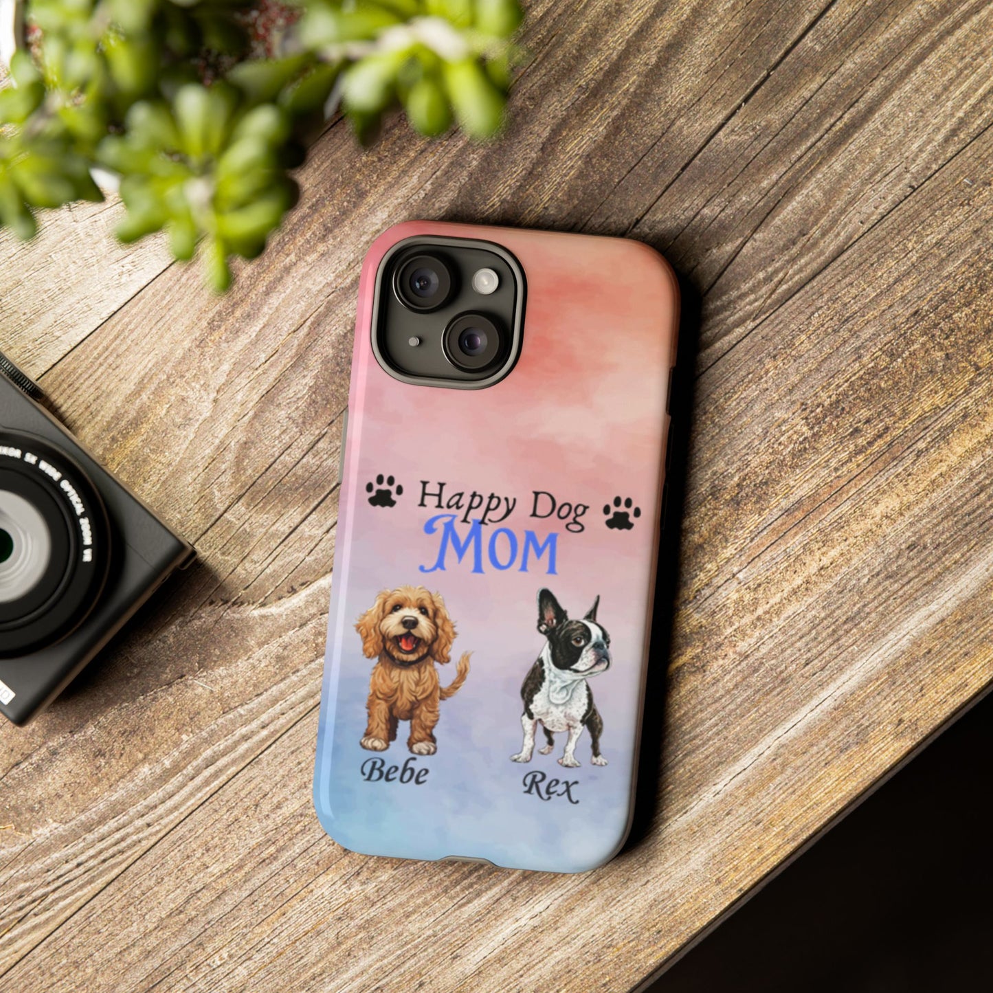 Dog Mom - Personalized - Whimsical Phone Cases - Mother's Day