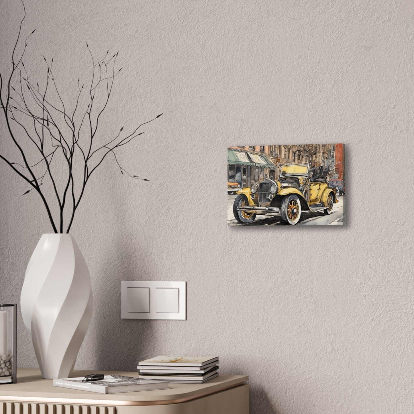 Antique Car - Canvas Stretched, 0.75" - Father's Day