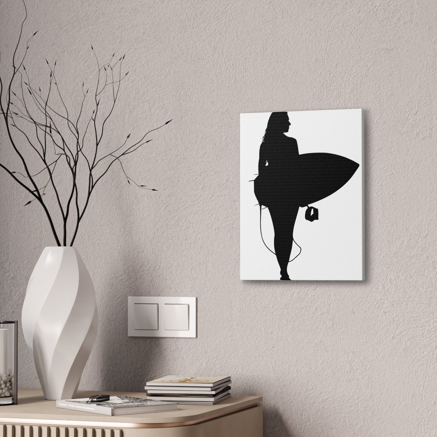 Surfer Girl - Canvas Stretched, 0.75"