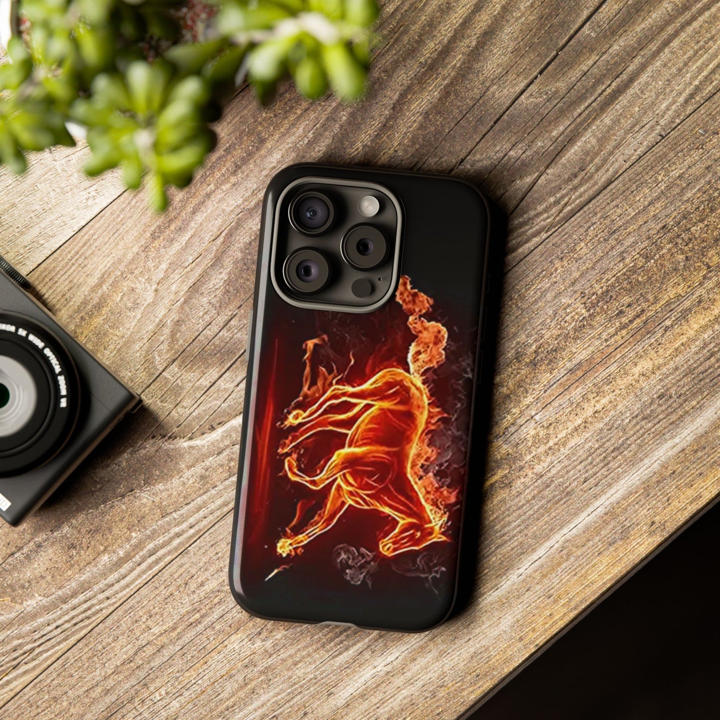 Burning Horse - Whimsical Phone Cases