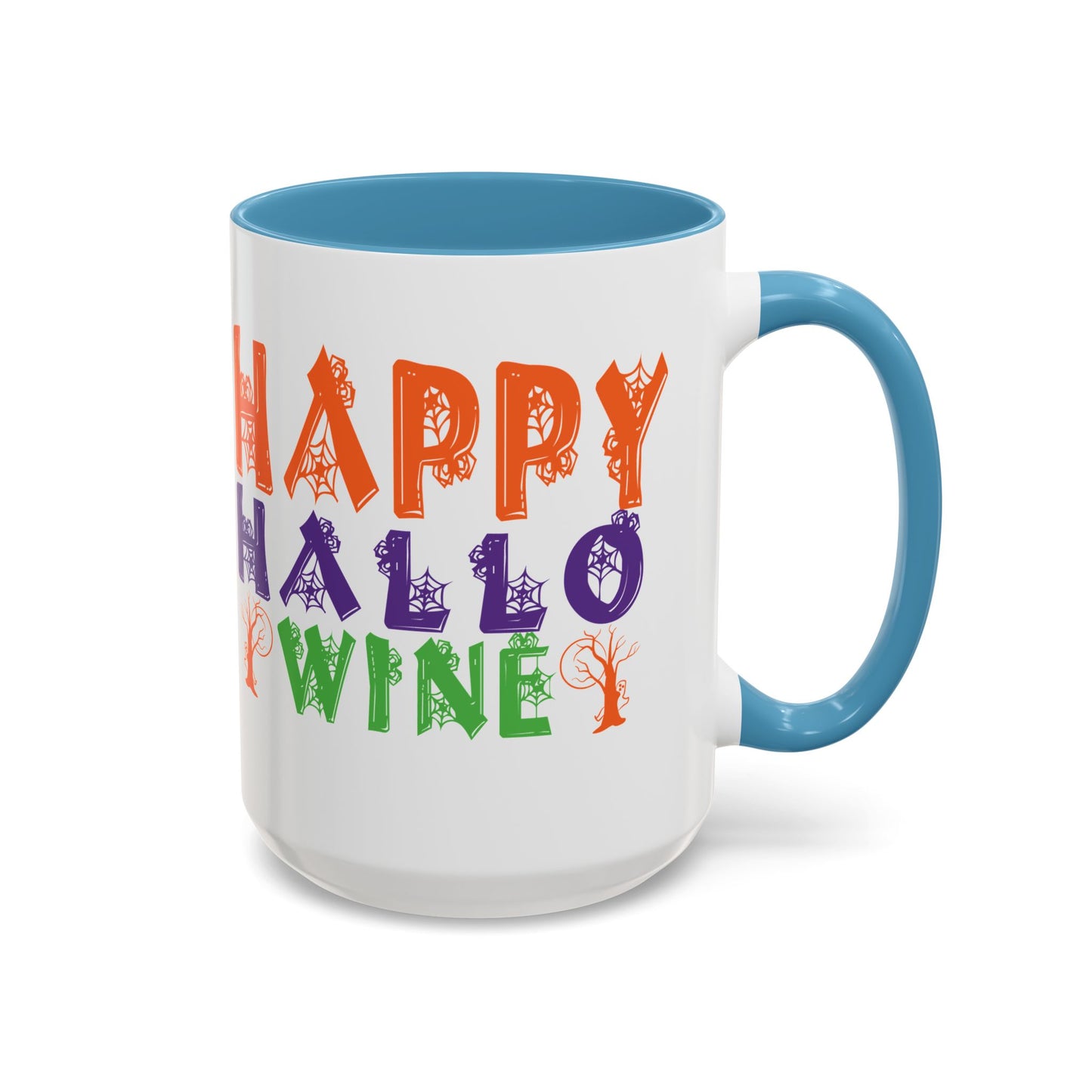 Happy Hallo Wine -Accent Coffee Mug (11, 15oz) - Halloween