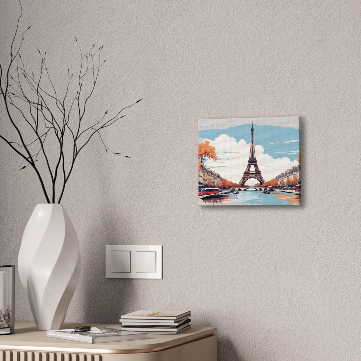 Eiffel Tower - Canvas Stretched, 0.75"