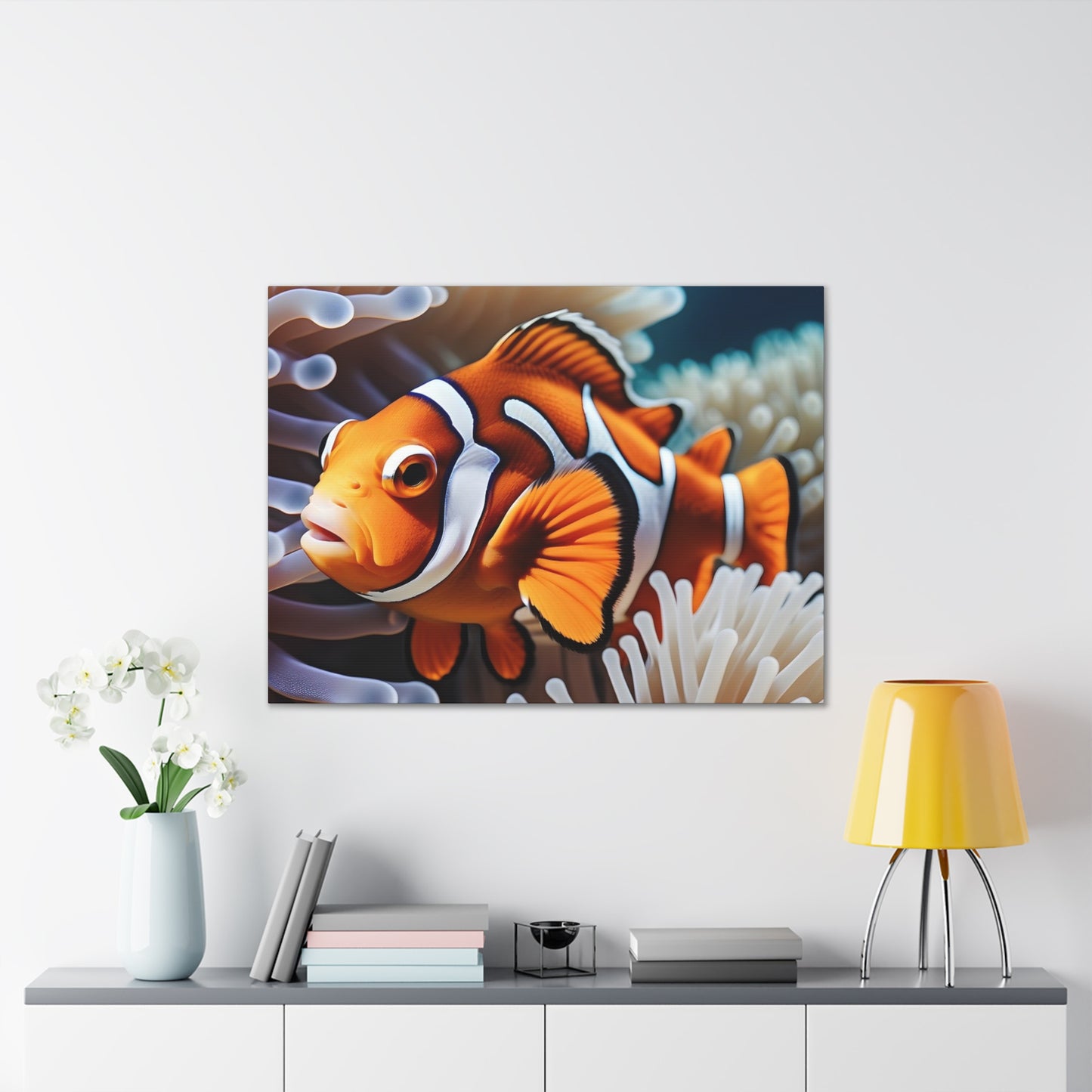 Clown Fish - Canvas Stretched, 0.75"