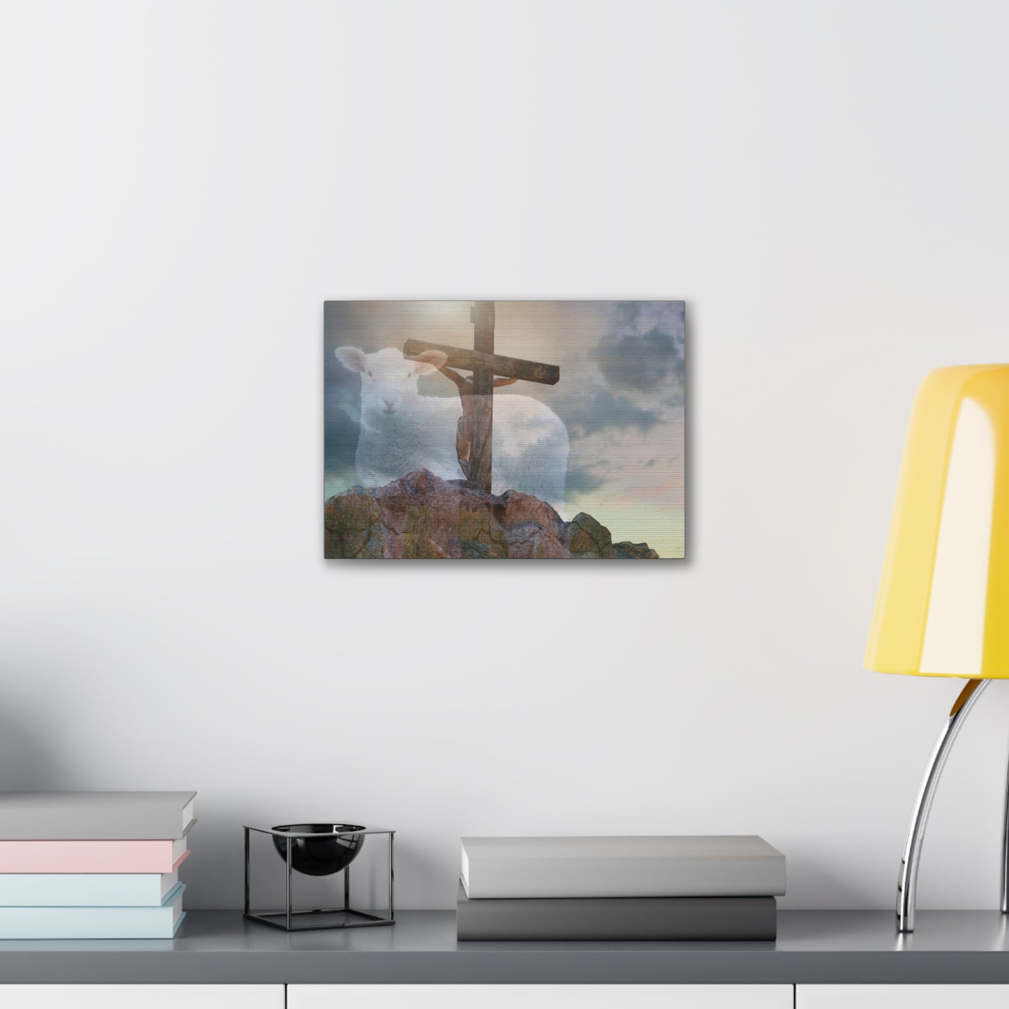 The Lamb of God - Canvas Stretched, 0.75" - Easter - Mother's Day - Father's Day