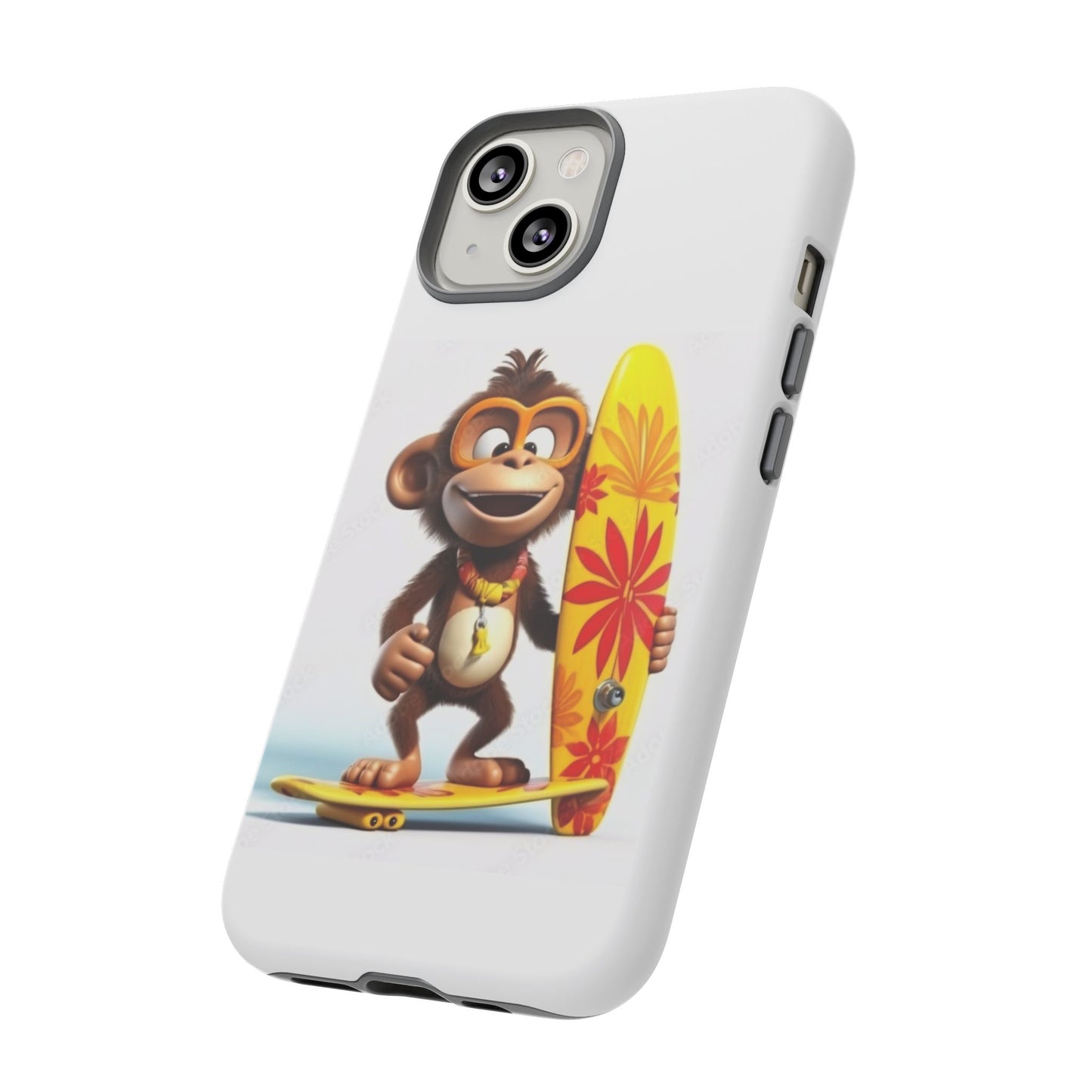 Surfer Monkey -Tough Whimsical Phone Cases