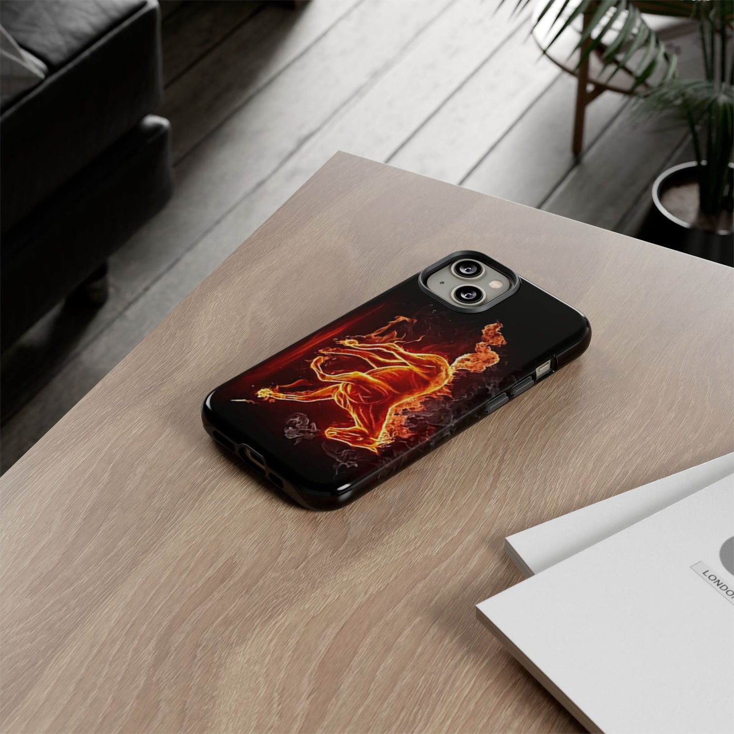 Burning Horse - Whimsical Phone Cases