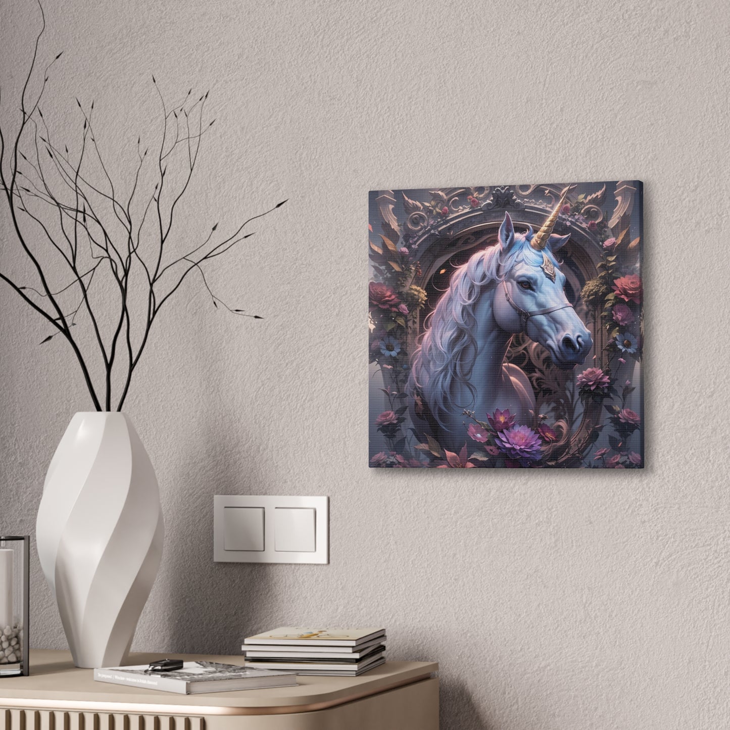 Unicorn - Canvas Stretched, 0.75"