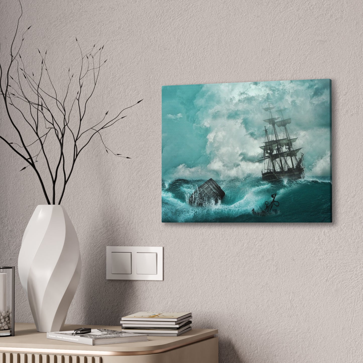 At Sea - Canvas Stretched, 0.75"