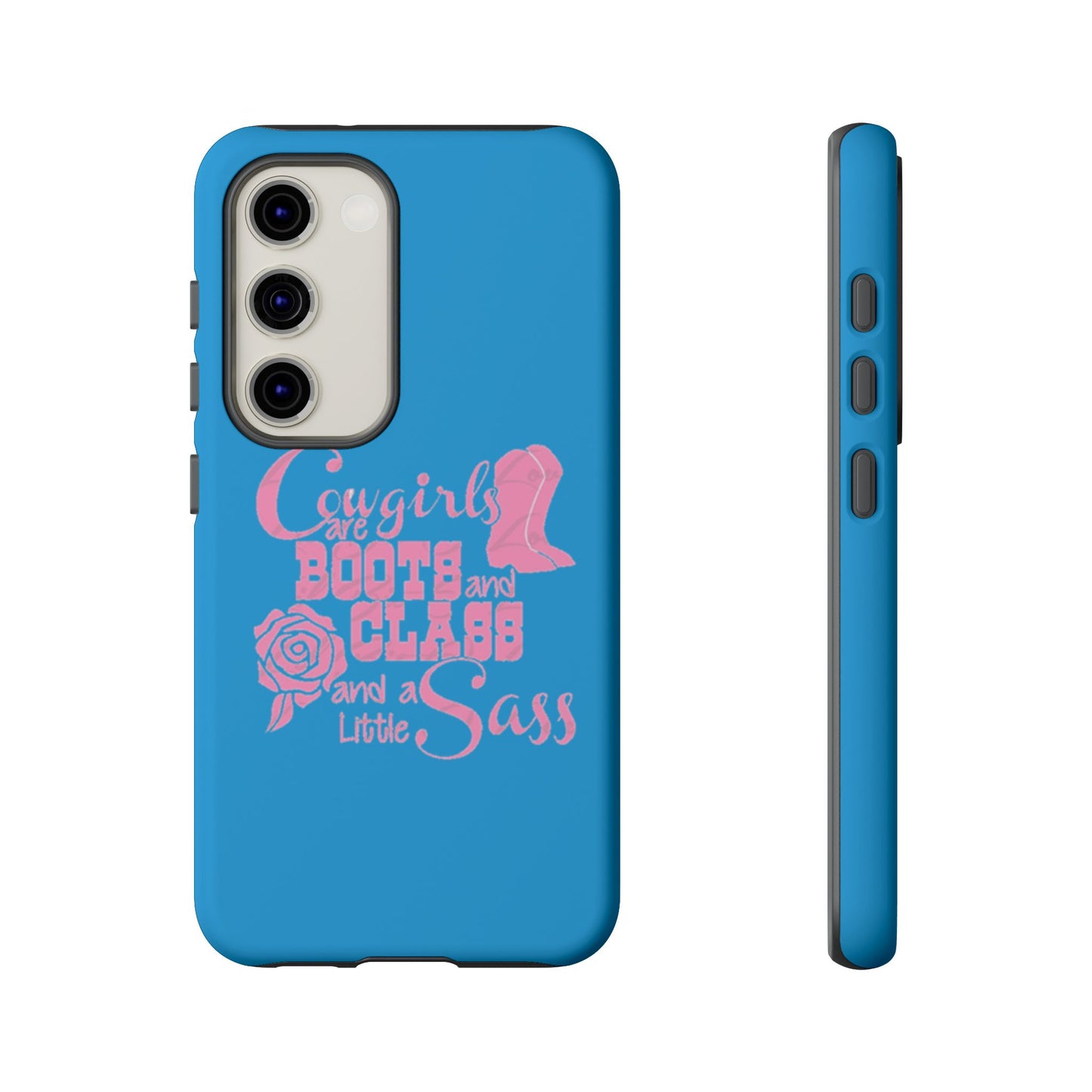 CowGirls are Boots -Tough Whimsical Phone Cases